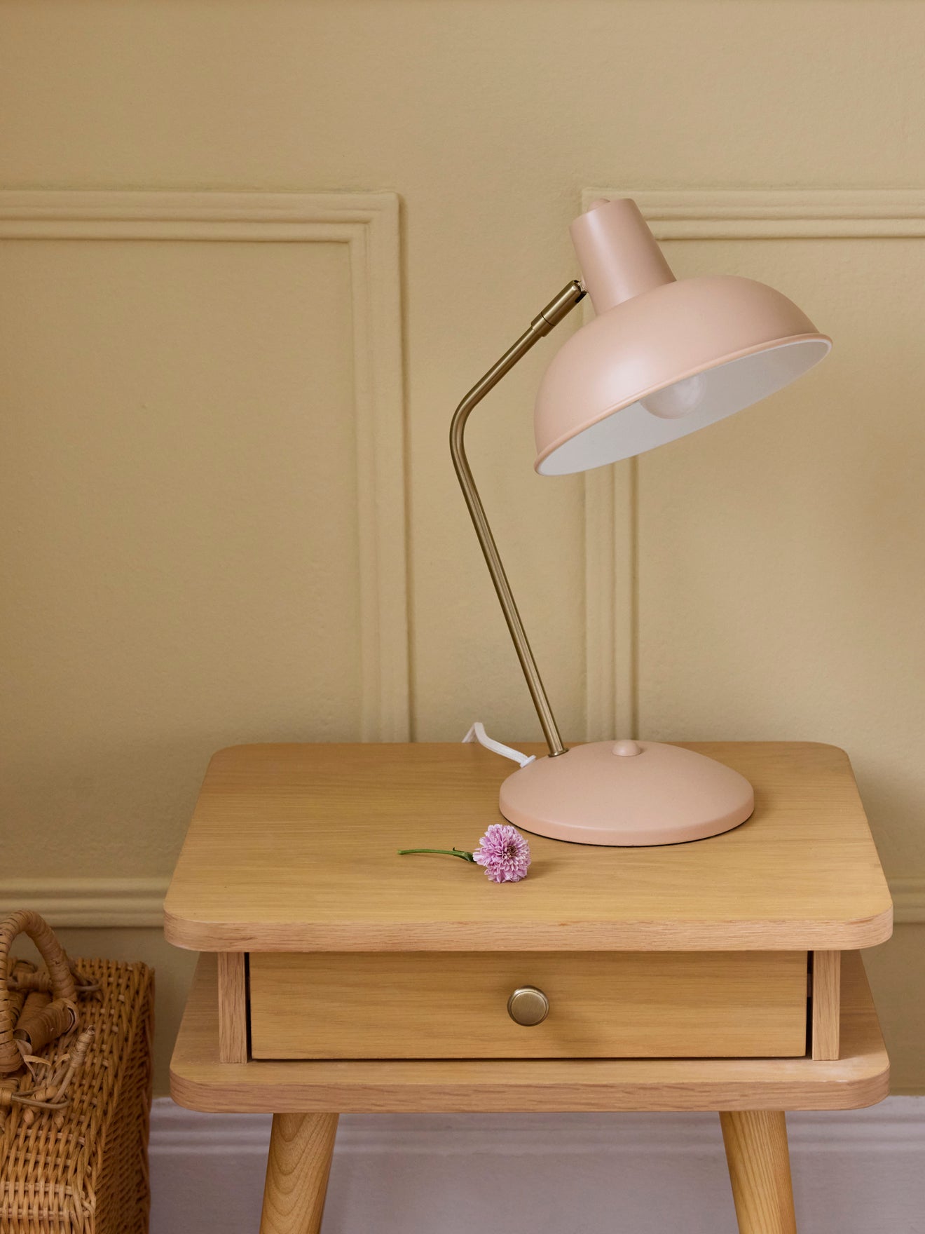 Lampe im Retro-Stil