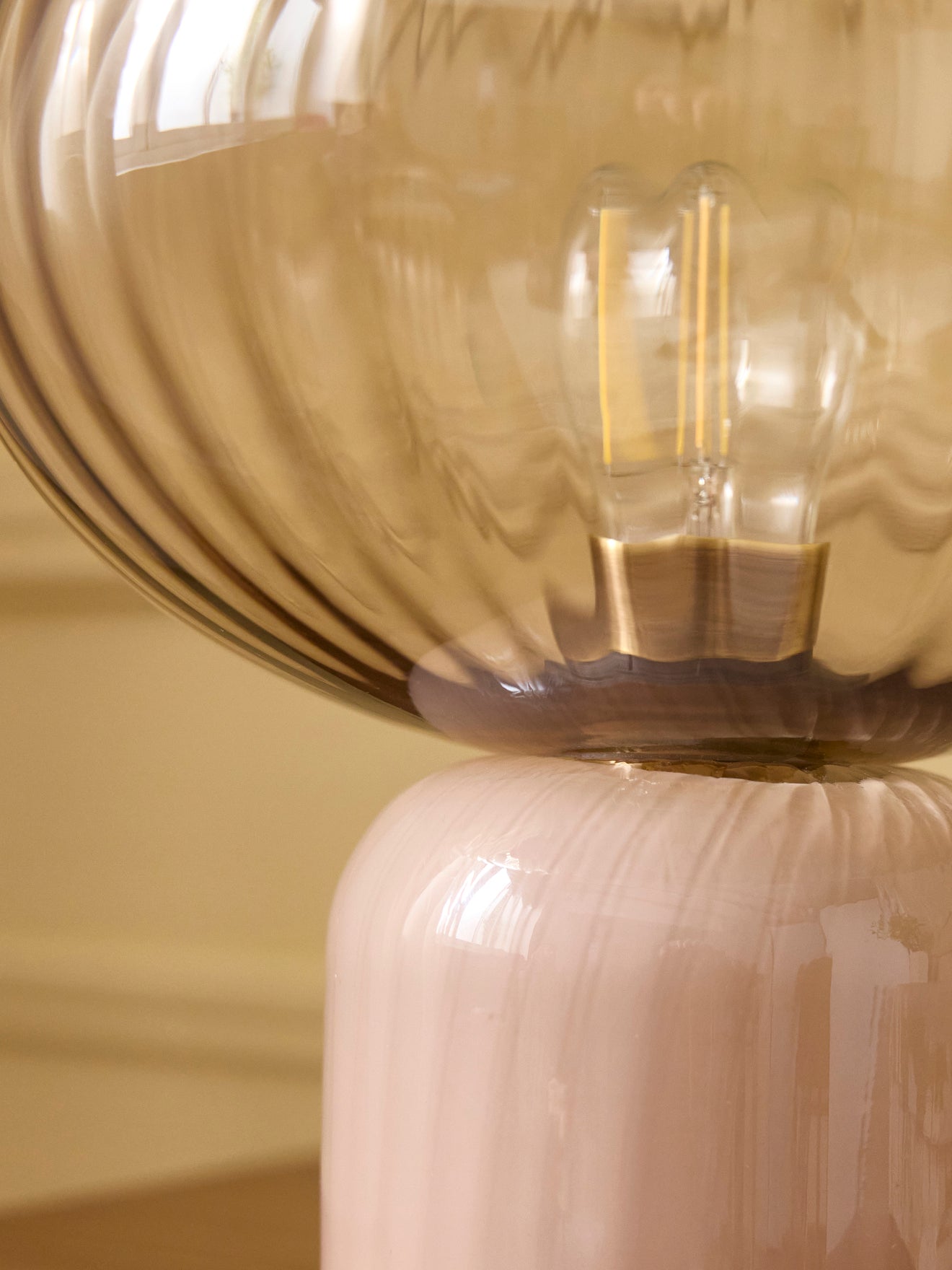 Lampe aus geschliffenem Glas « Martin »