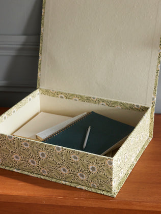 Schachtel mit Tuch « Poesie » - WILLIAM MORRIS-Kollektion