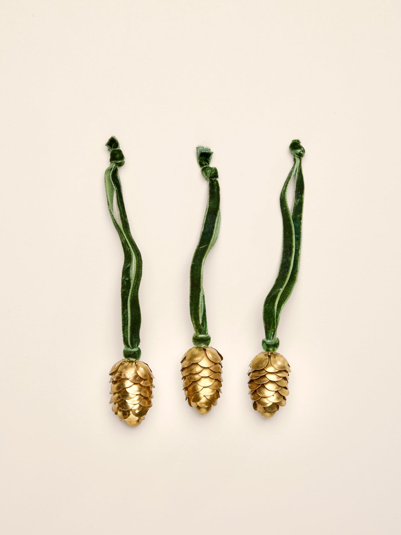 Tannenzapfen zum Aufhängen, 3er-Set