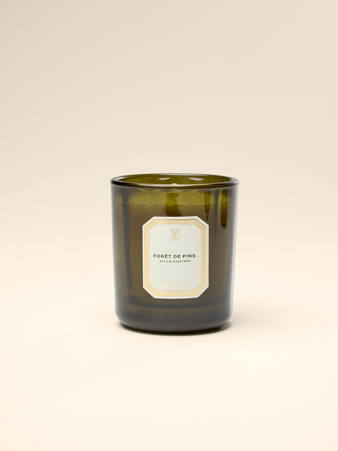 Weihnachtskerze - Kiefernwald