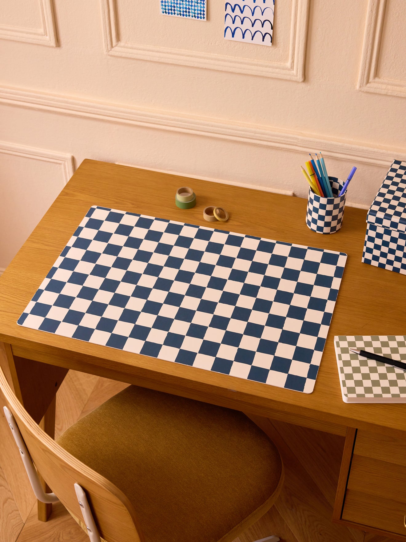 Untersetzer aus bedrucktem Papier
