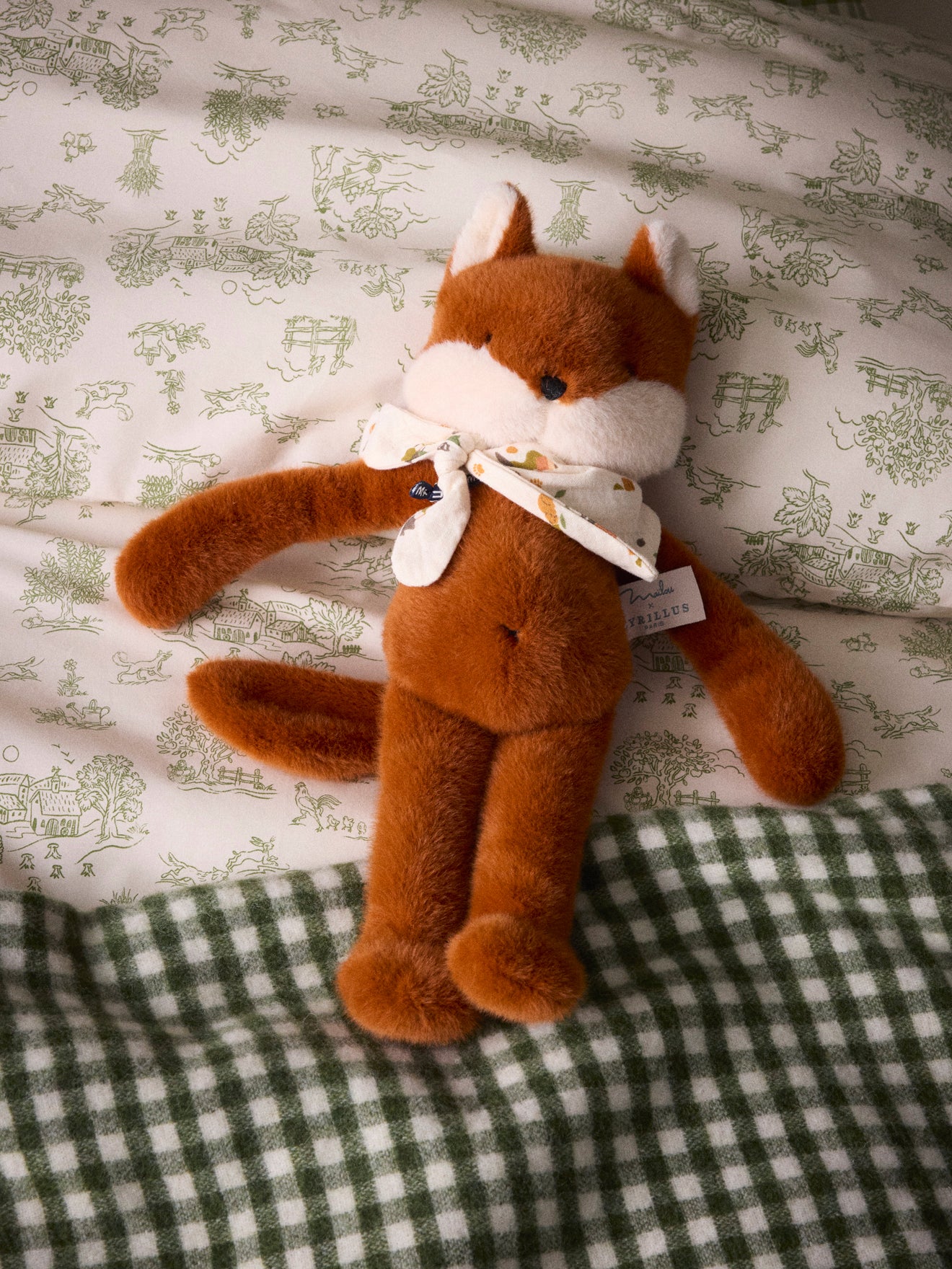 Kuscheltier « Fuchs Lazare » – Kollektion Cyrillus X Maïlou Tradition