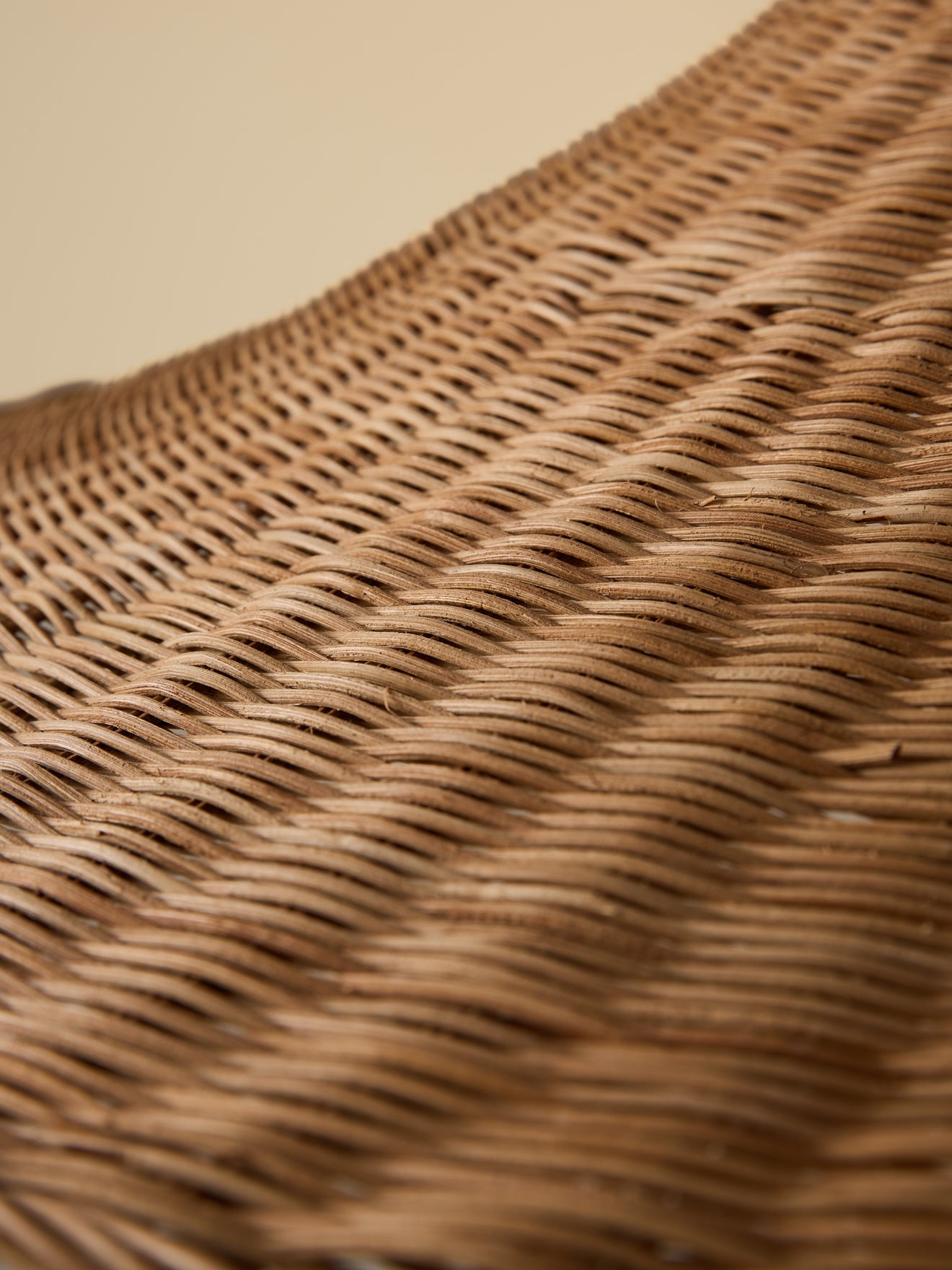 Großer Lampenschirm aus Rattan