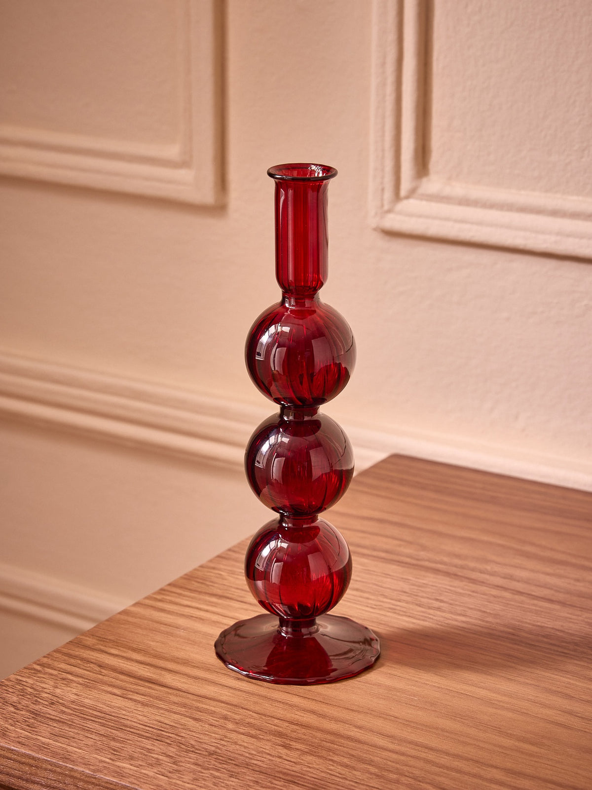 Glaskerzenhalter „Auguste“ – mittleres Modell