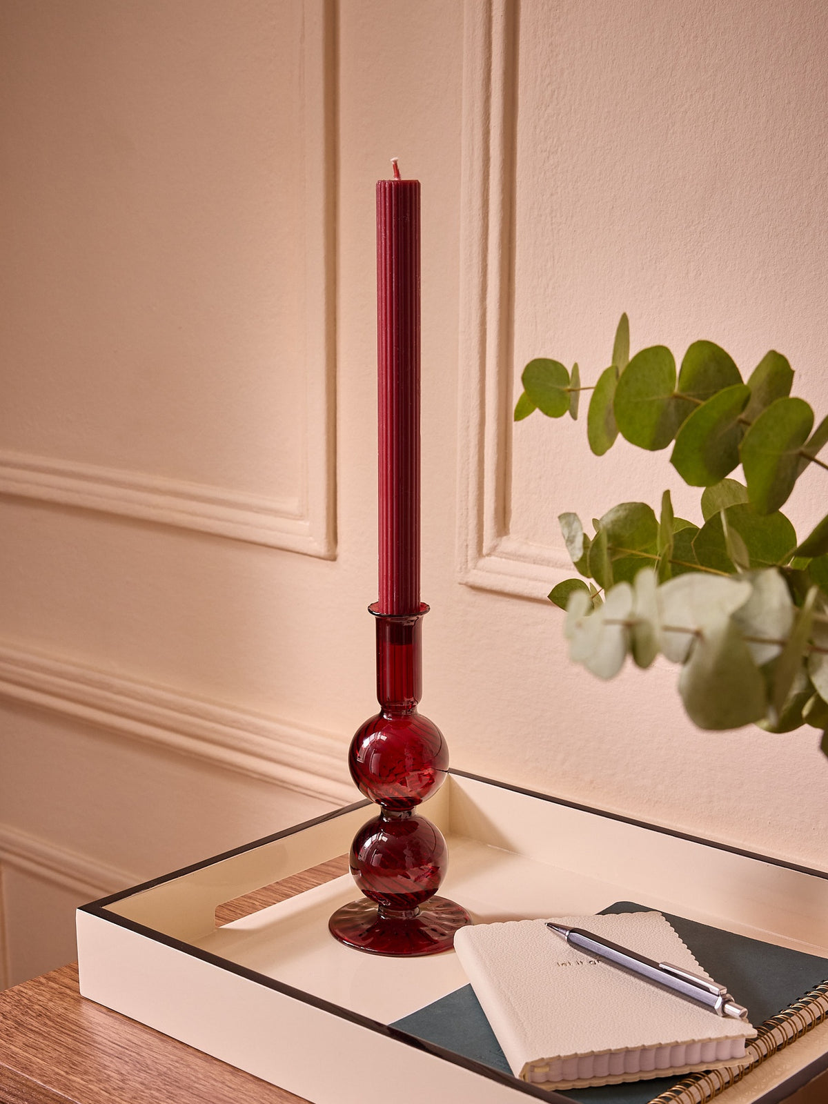 Glaskerzenhalter „Auguste“ – kleines Modell
