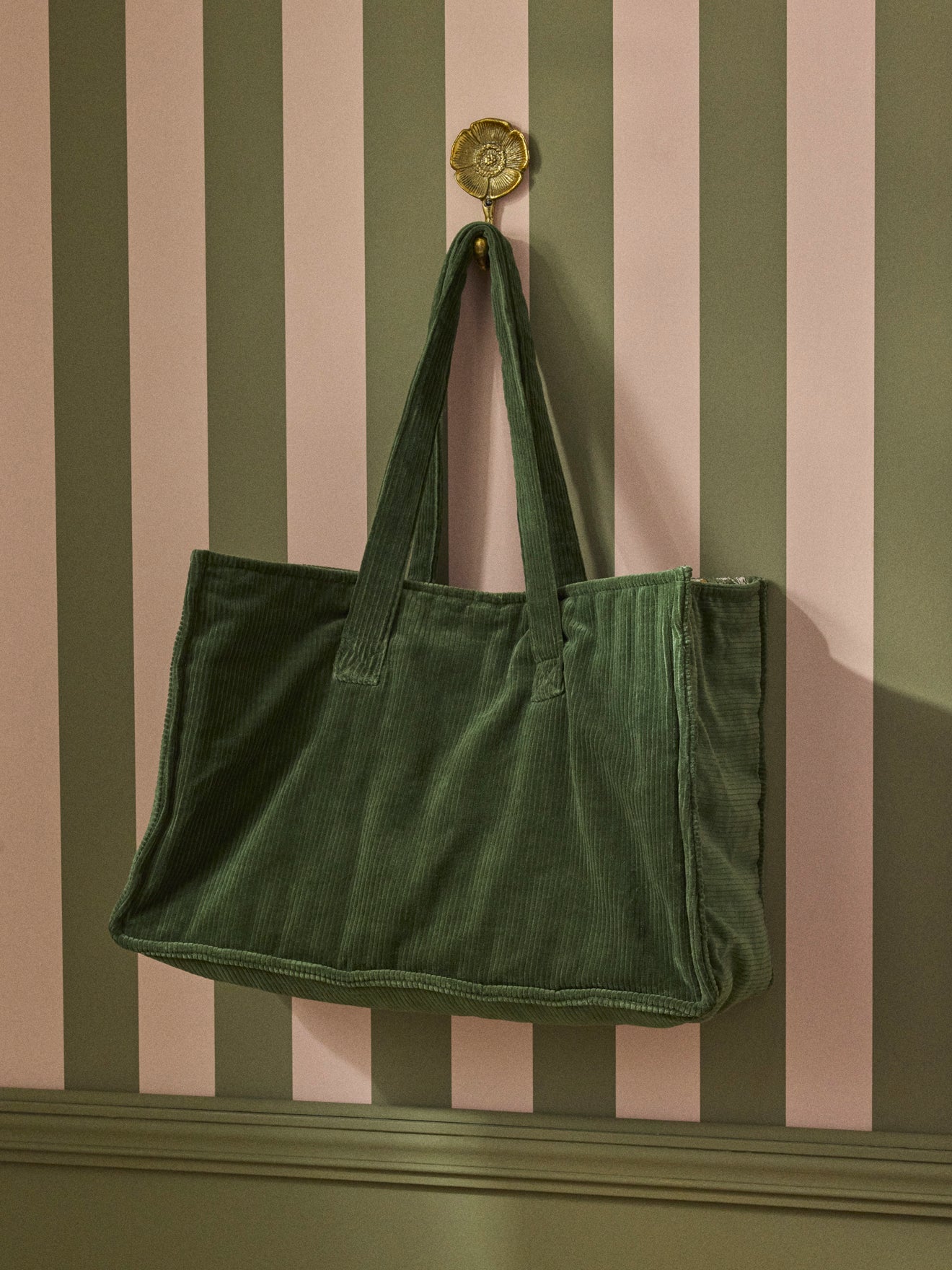 Gepolstertes Taschen-Cabinet aus Cordurastoff