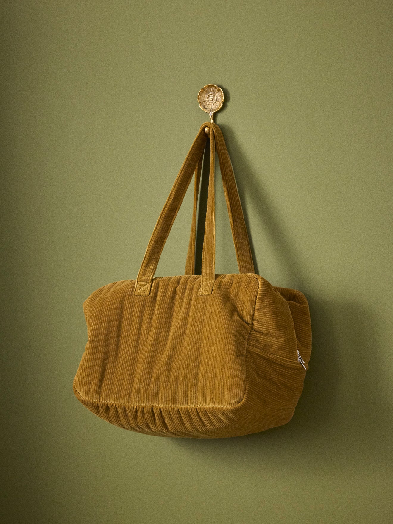 Sac Wochenende gesteppt aus Corduroy