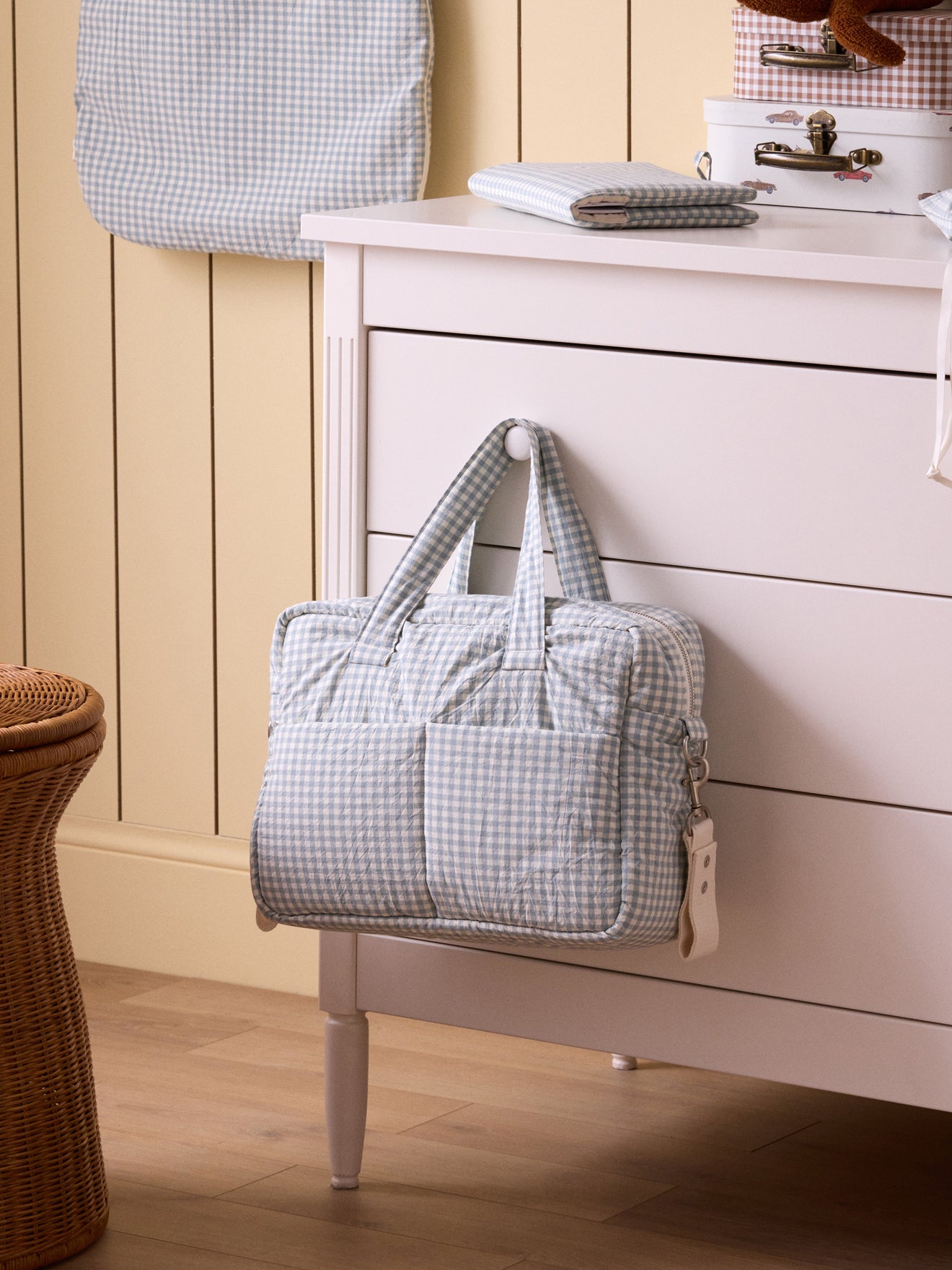 Wickeltasche aus Baumwoll-Gaze
