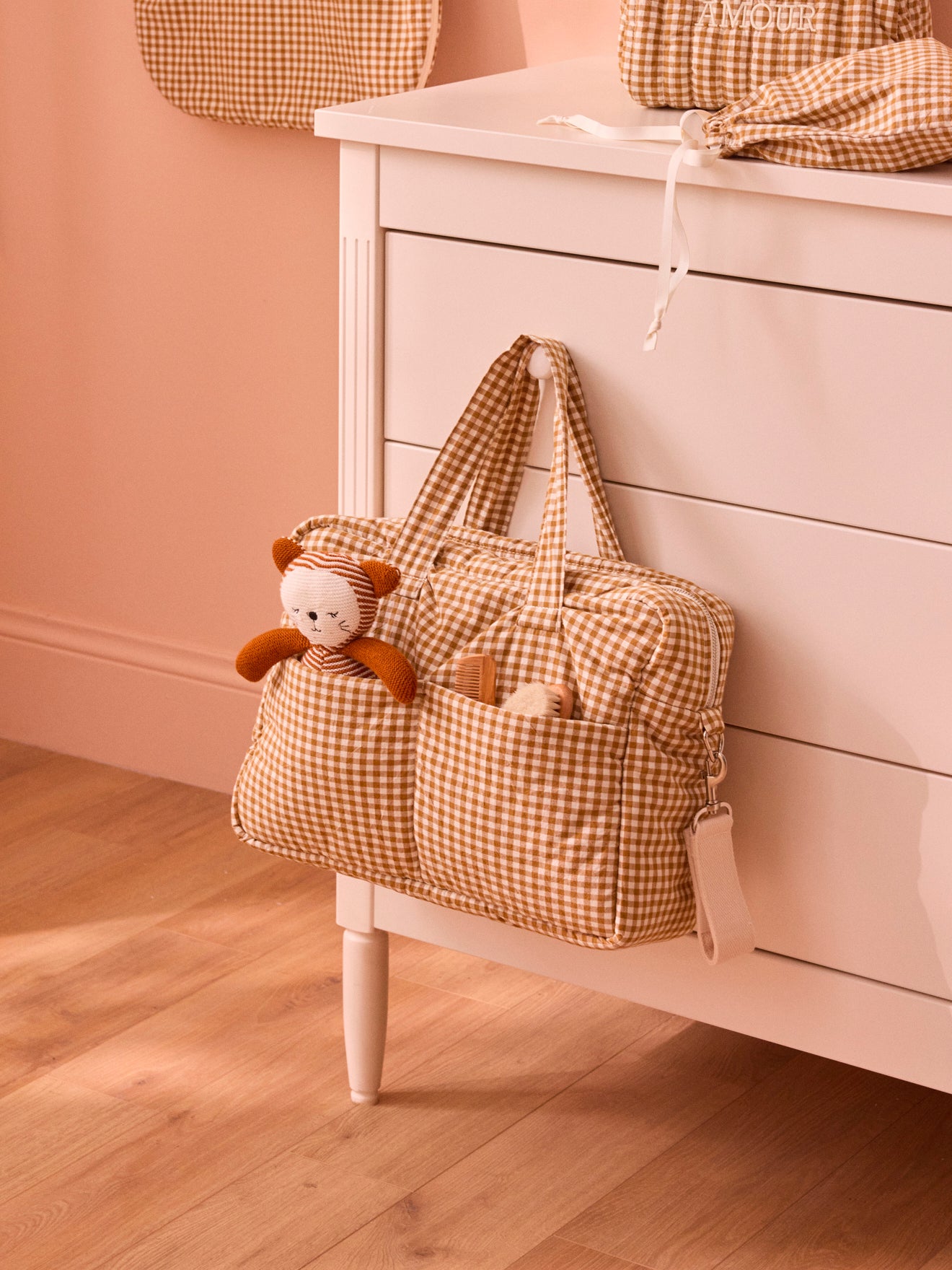 Wickeltasche aus Baumwoll-Gaze