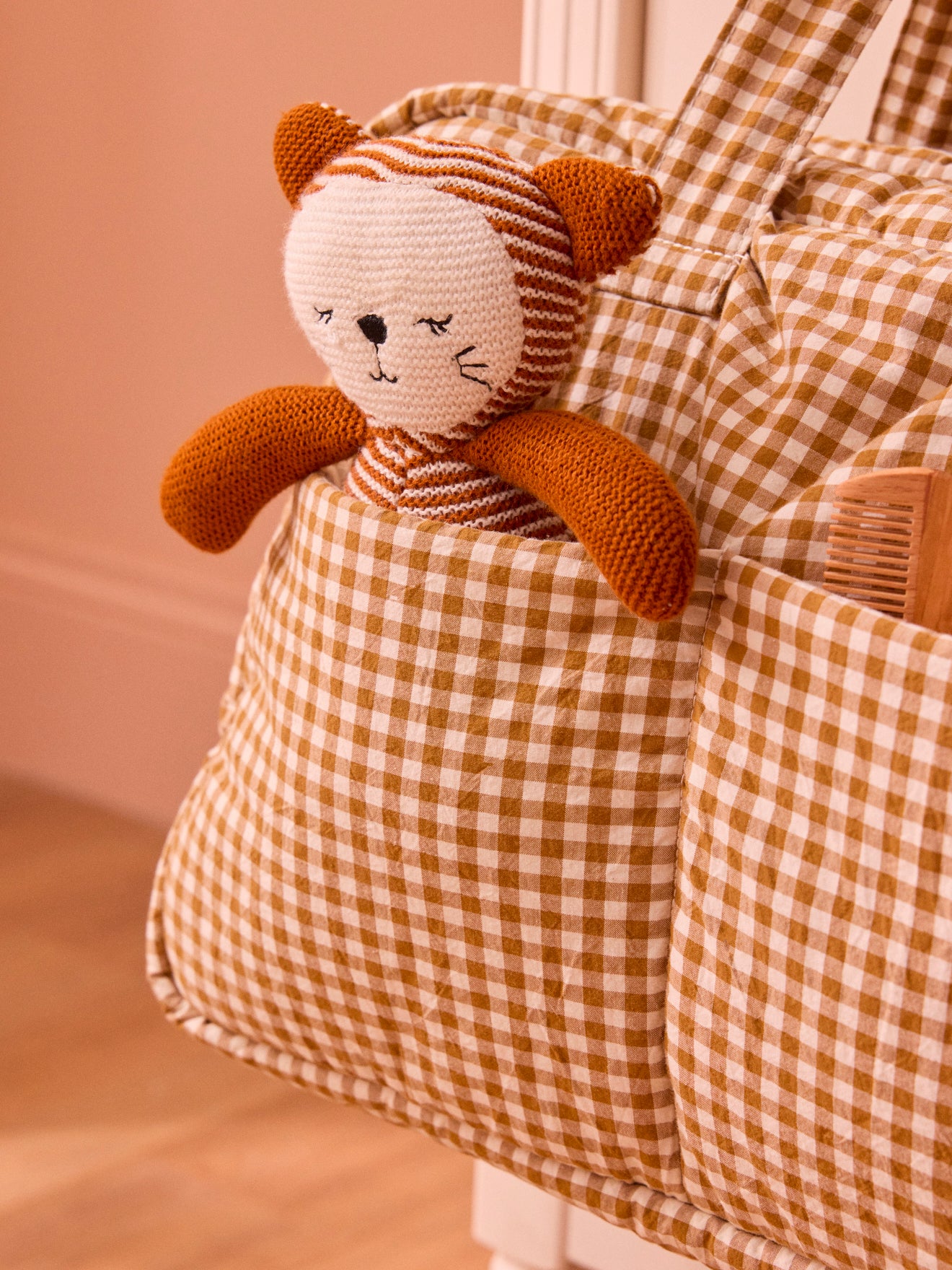 Wickeltasche aus Baumwoll-Gaze