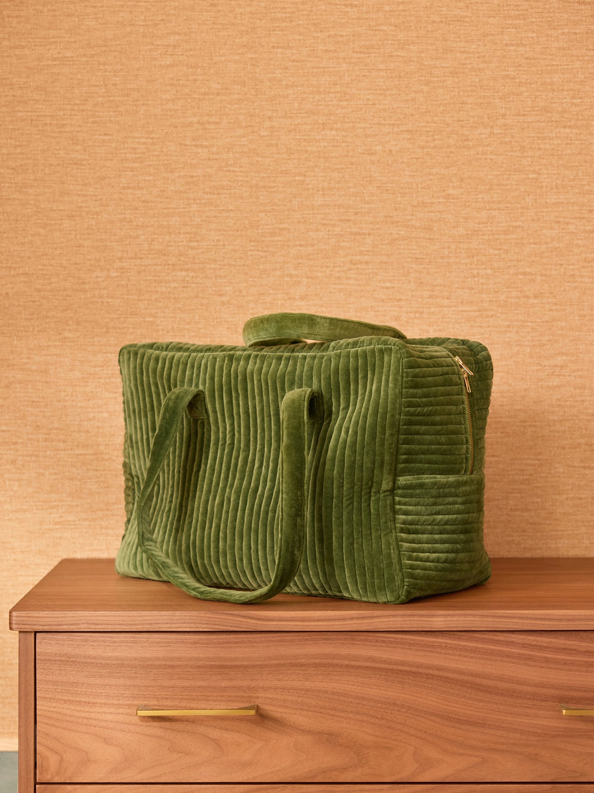 Wochenendtasche aus Velours