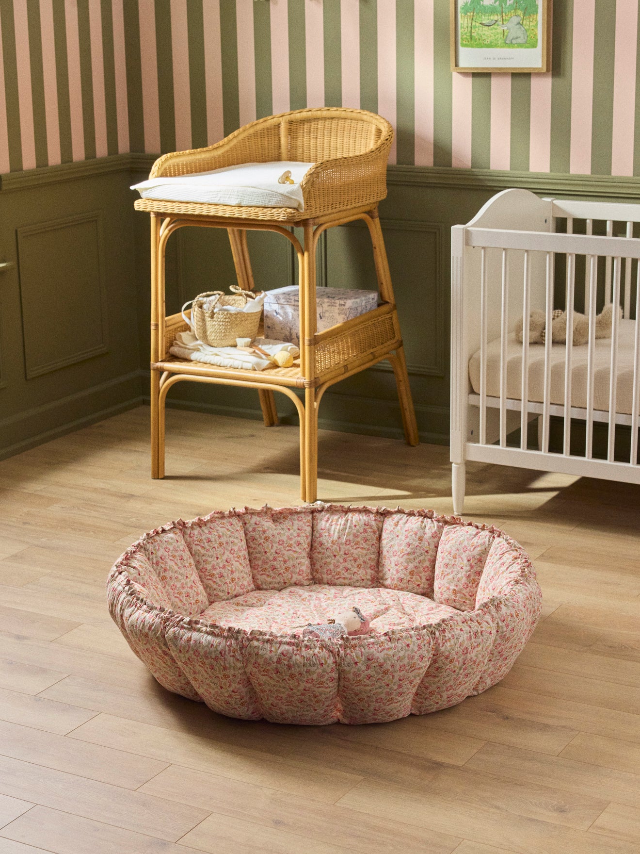 Mobile aus Wolle „Wolken und Tropfen“