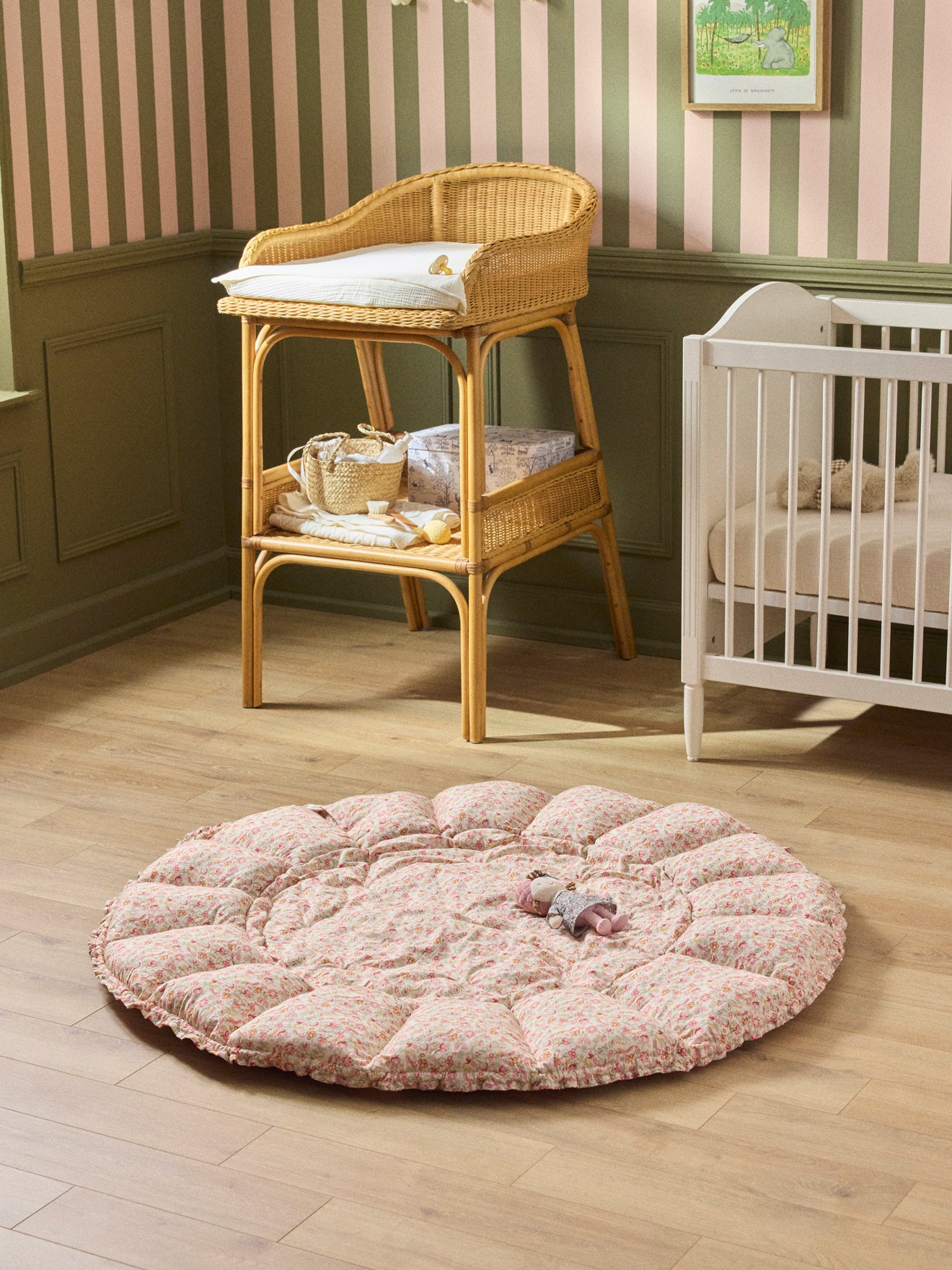 Mobile aus Wolle „Wolken und Tropfen“