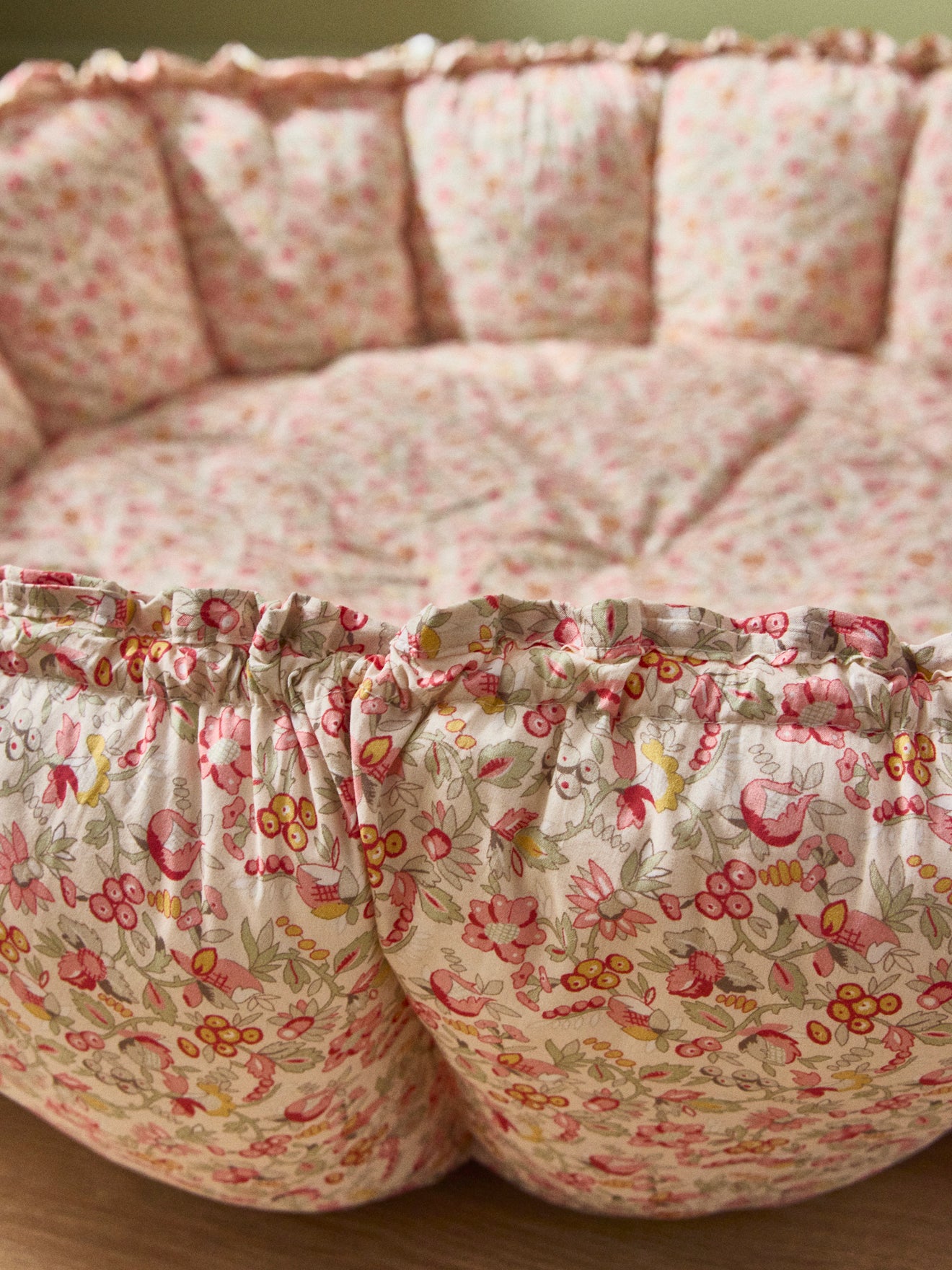 Mobile aus Wolle „Wolken und Tropfen“