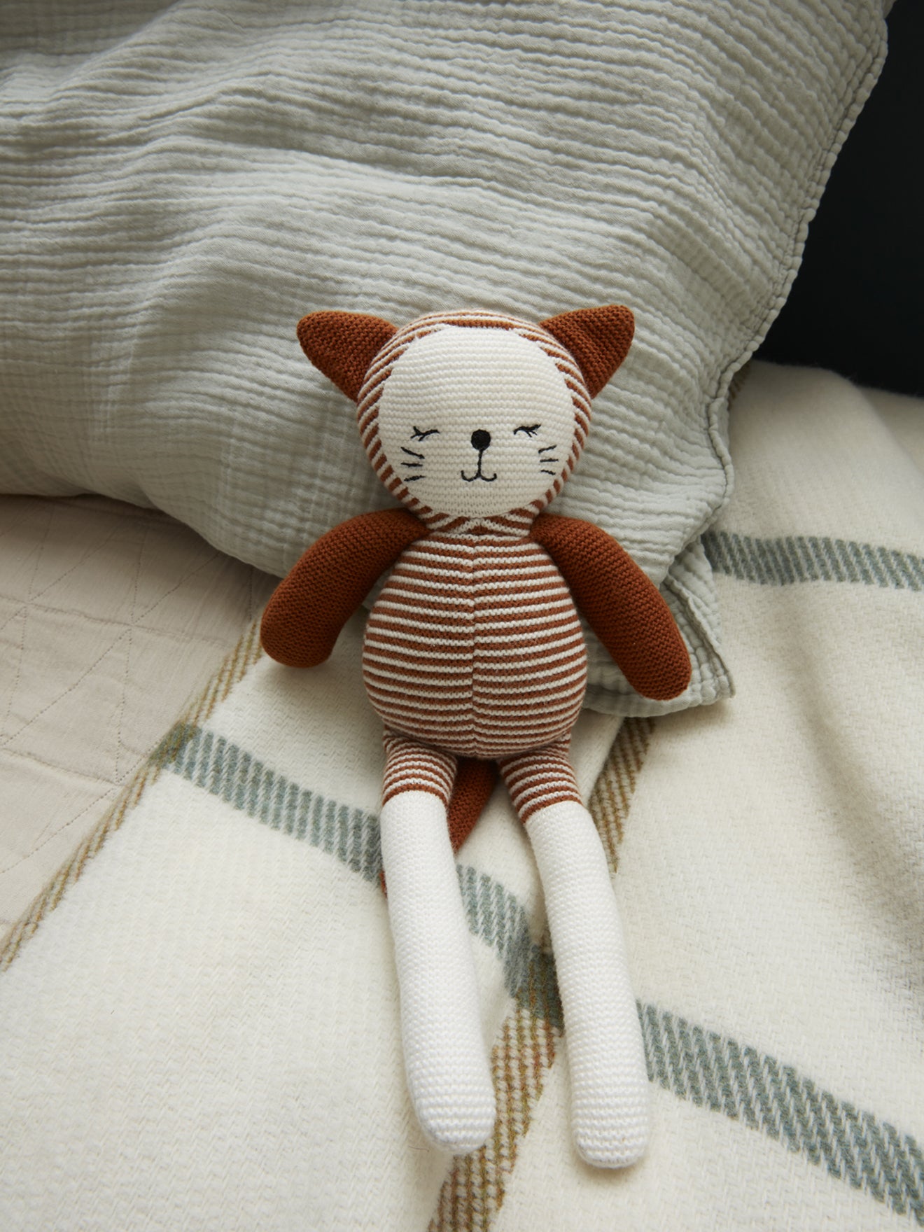 Gehäkeltes Katzen-Schmusetuch
