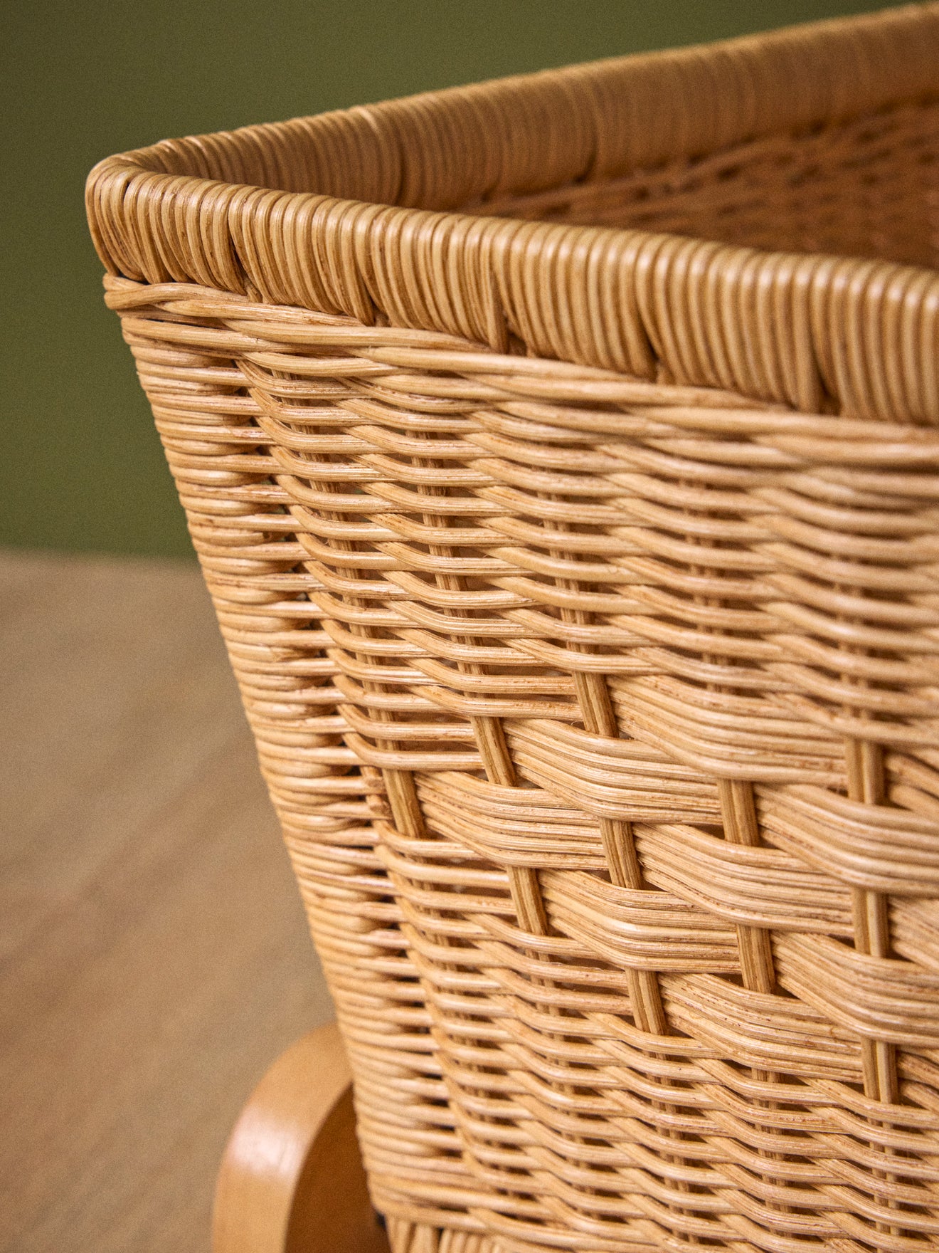 Kinderwagen aus Rattan