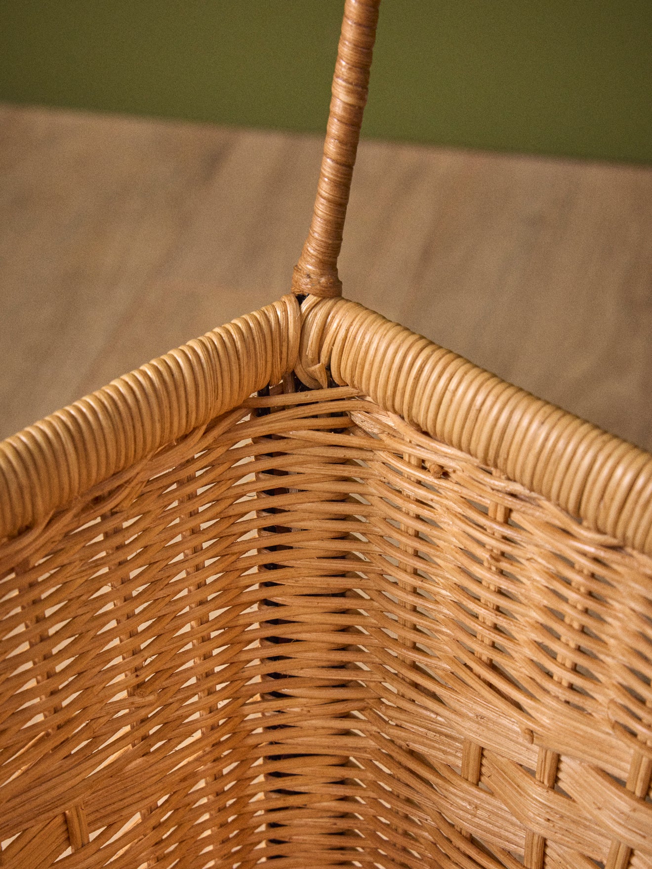 Kinderwagen aus Rattan