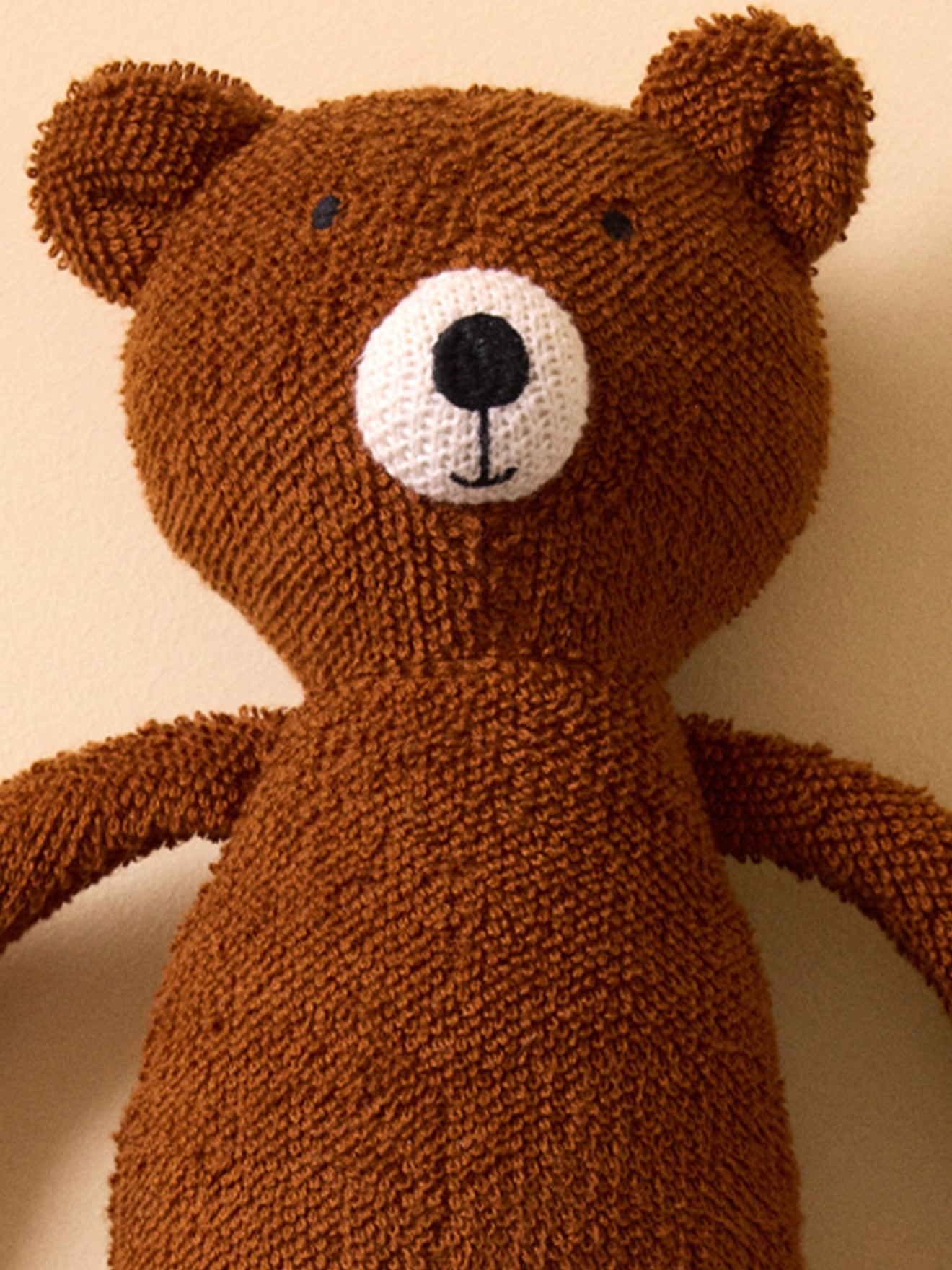 Kuscheltier « Bär » aus Moosstrick