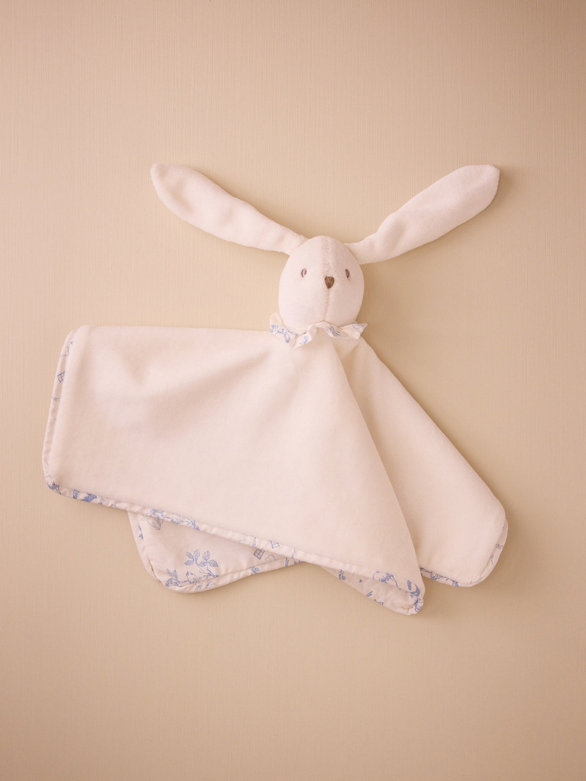 „Hase“-Kuscheltuch aus Baumwoll-Perkal