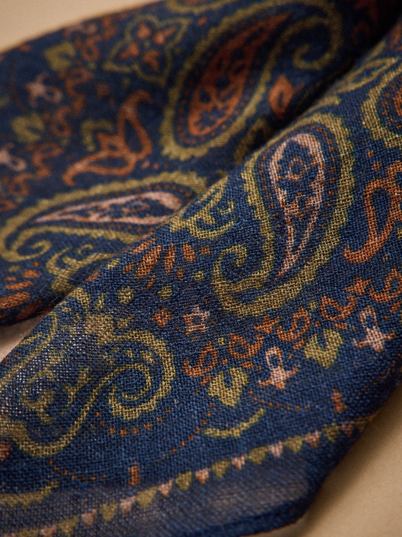 Bedrucktes Woll-Bandana Damen