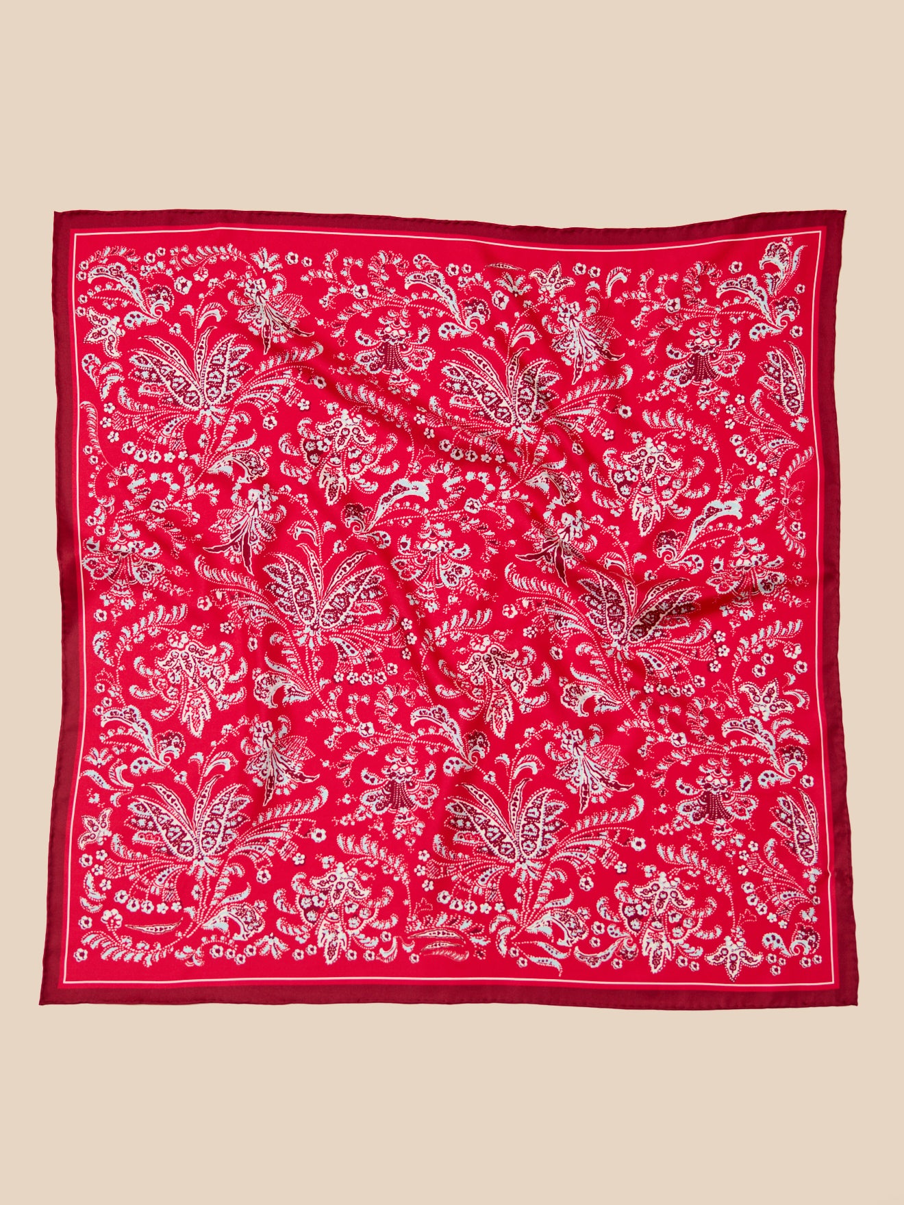 Damenschal aus Seide mit Paisley-Muster
