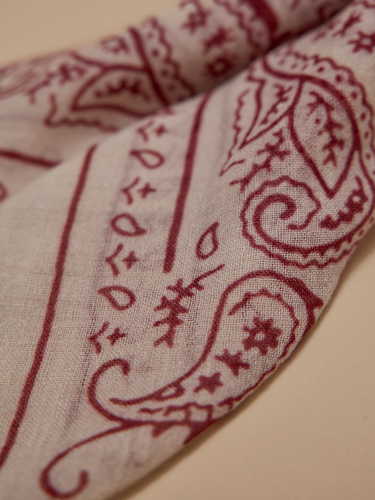 Damen-Bandana aus Wolle, bedruckt