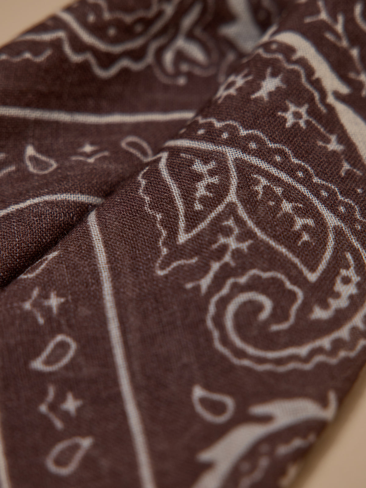 Damen-Bandana aus Wolle, bedruckt