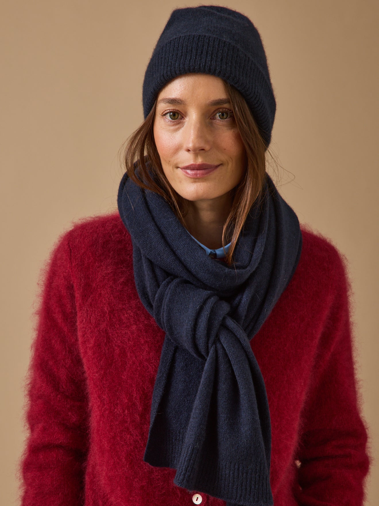 Damen-Mütze – Kollektion Kaschmir