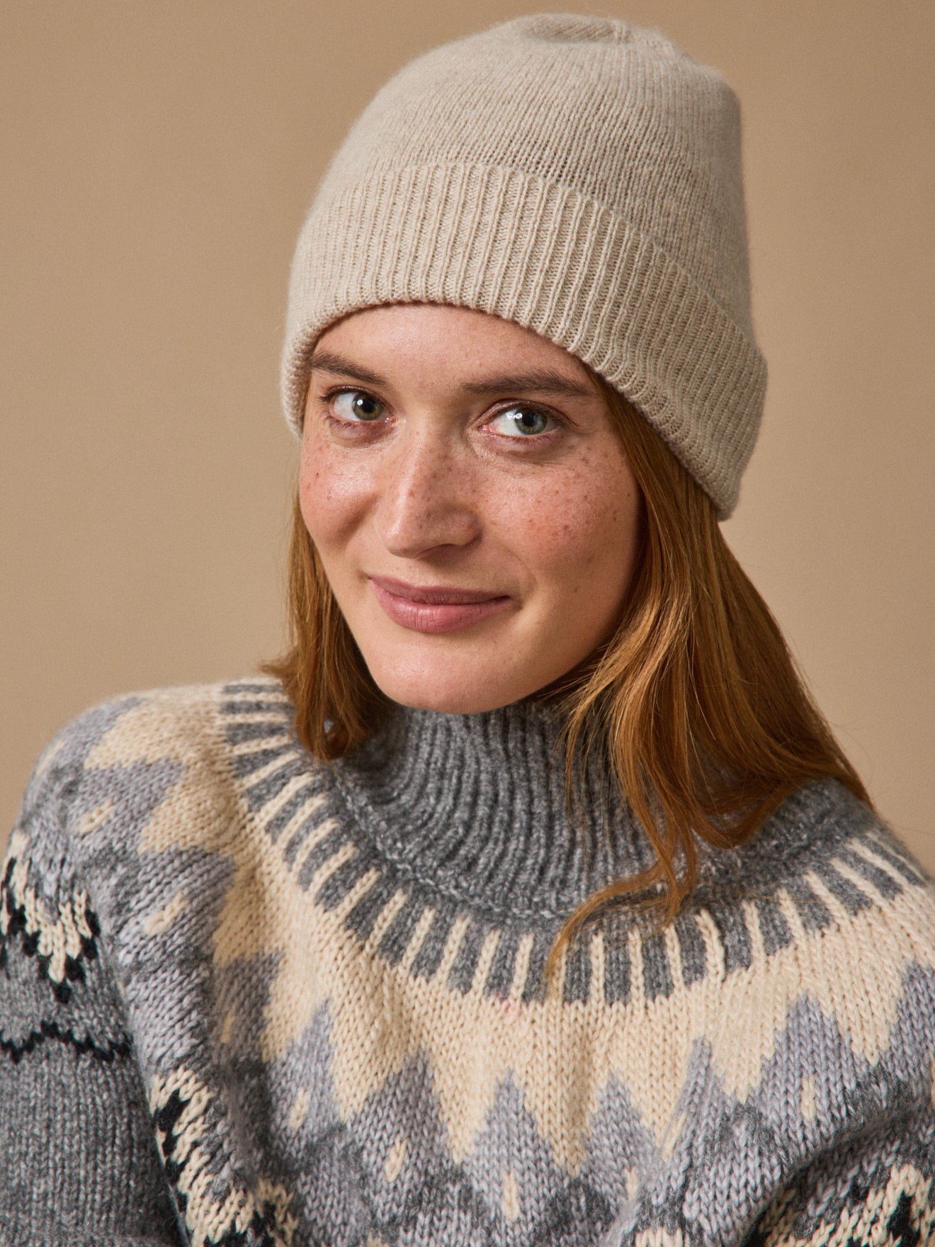 Damen-Mütze – Kollektion Kaschmir