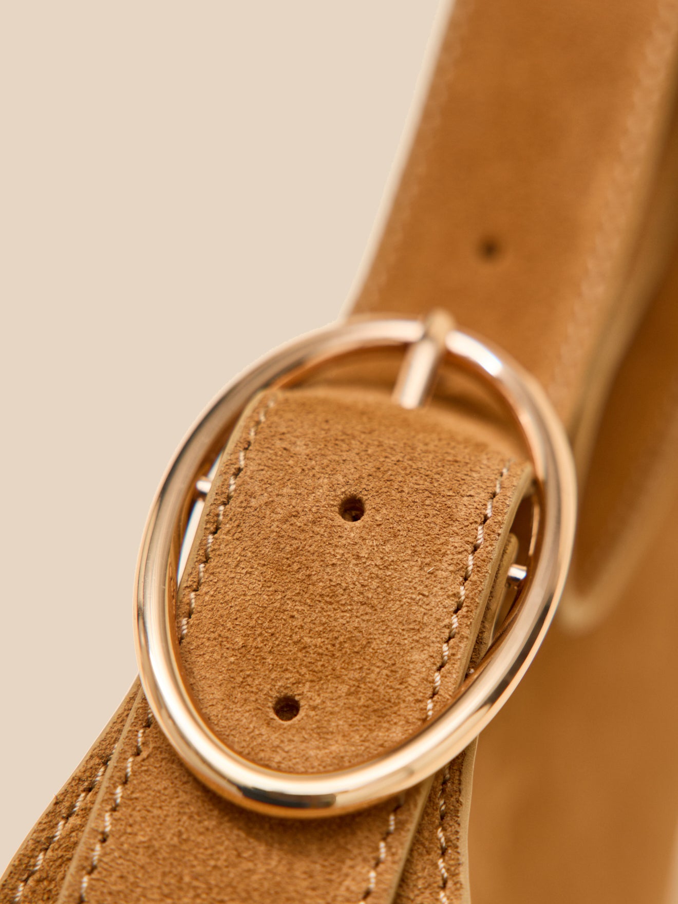 Damen-Umhängetasche aus Veloursleder – Kollektion Lederwaren Cyrillus