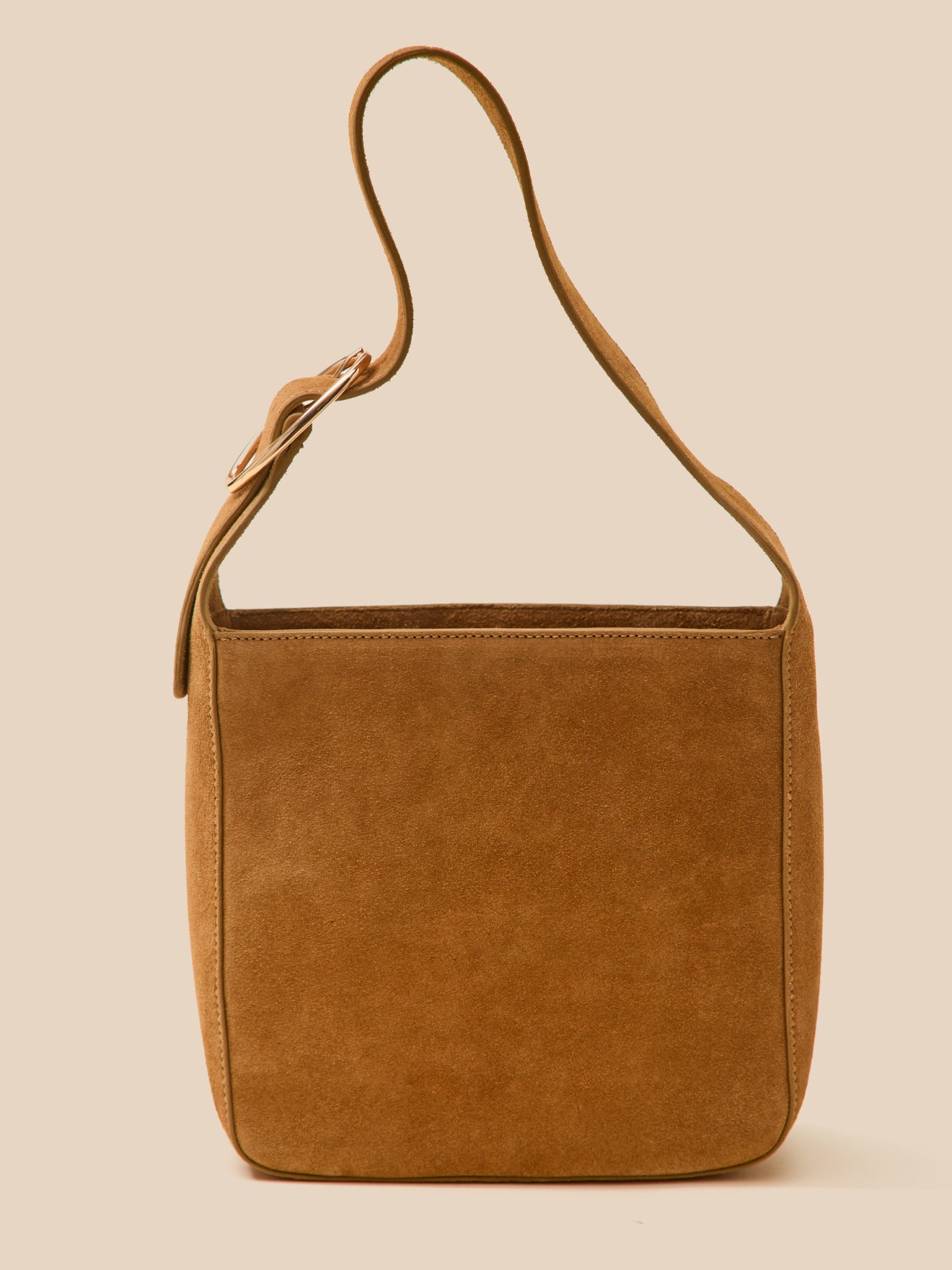 Damen-Umhängetasche aus Veloursleder – Kollektion Lederwaren Cyrillus