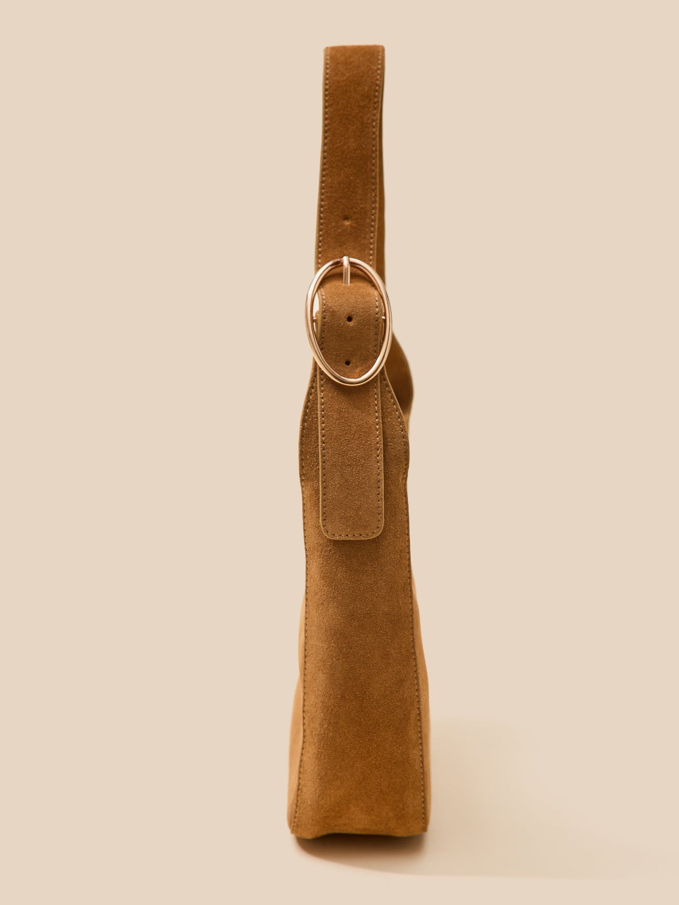 Damen-Umhängetasche aus Veloursleder – Kollektion Lederwaren Cyrillus