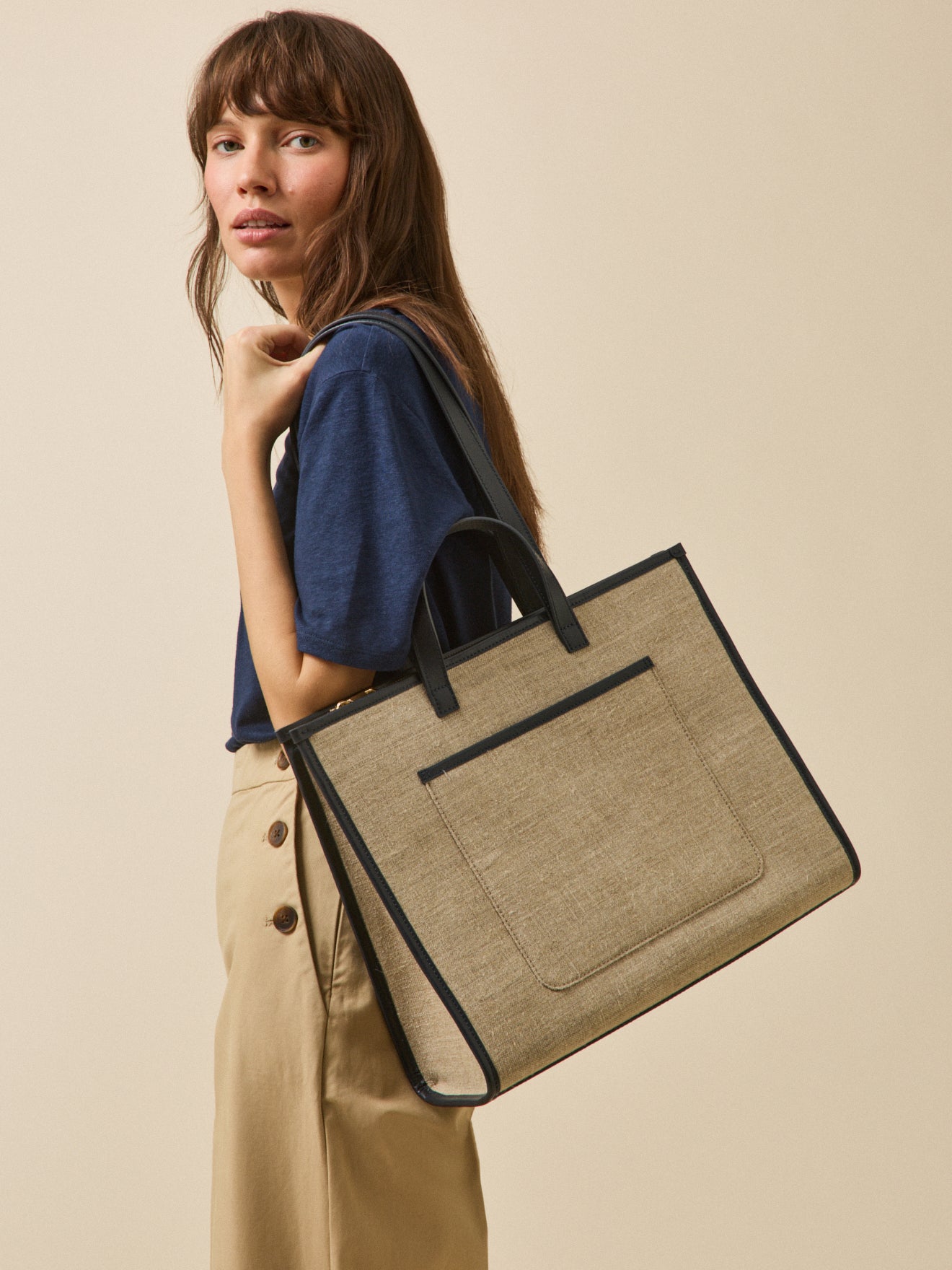 Damen-Shopper, Material-Mix