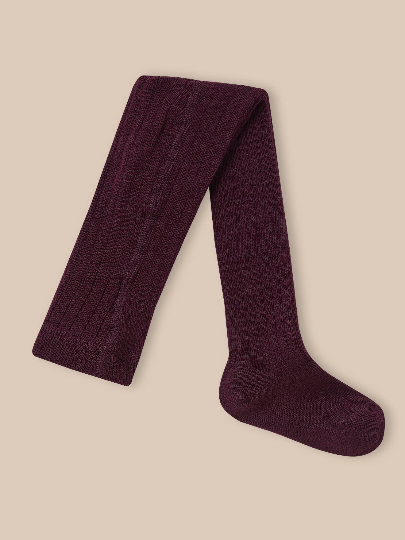 Baby-Strumpfhose aus Rippstrick