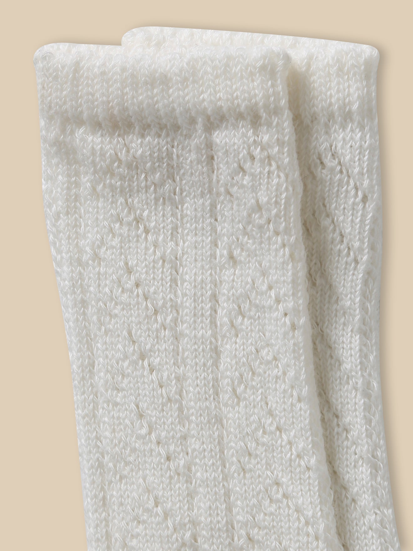 Hohe Socken mit Lochmuster, Baby