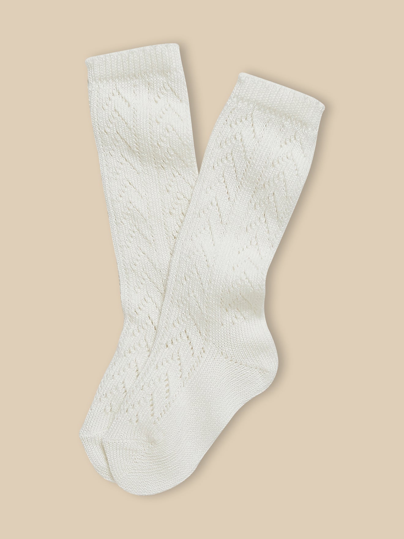 Hohe Socken mit Lochmuster, Baby