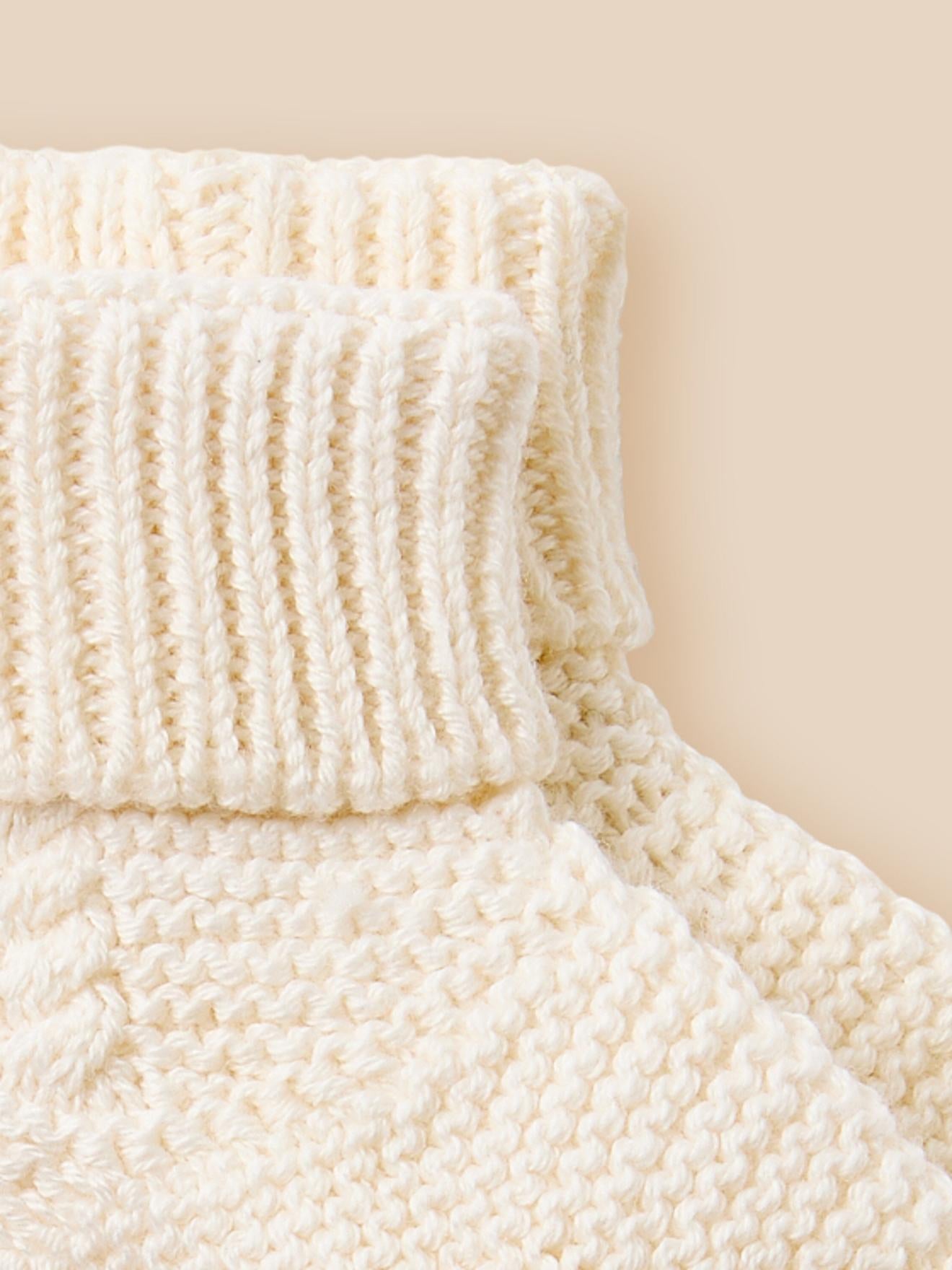 Babysocken - Biobaumwolle und Wolle