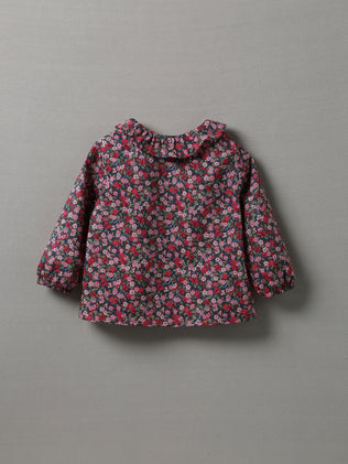 Babybluse aus Liberty®-Stoff « Nectar »