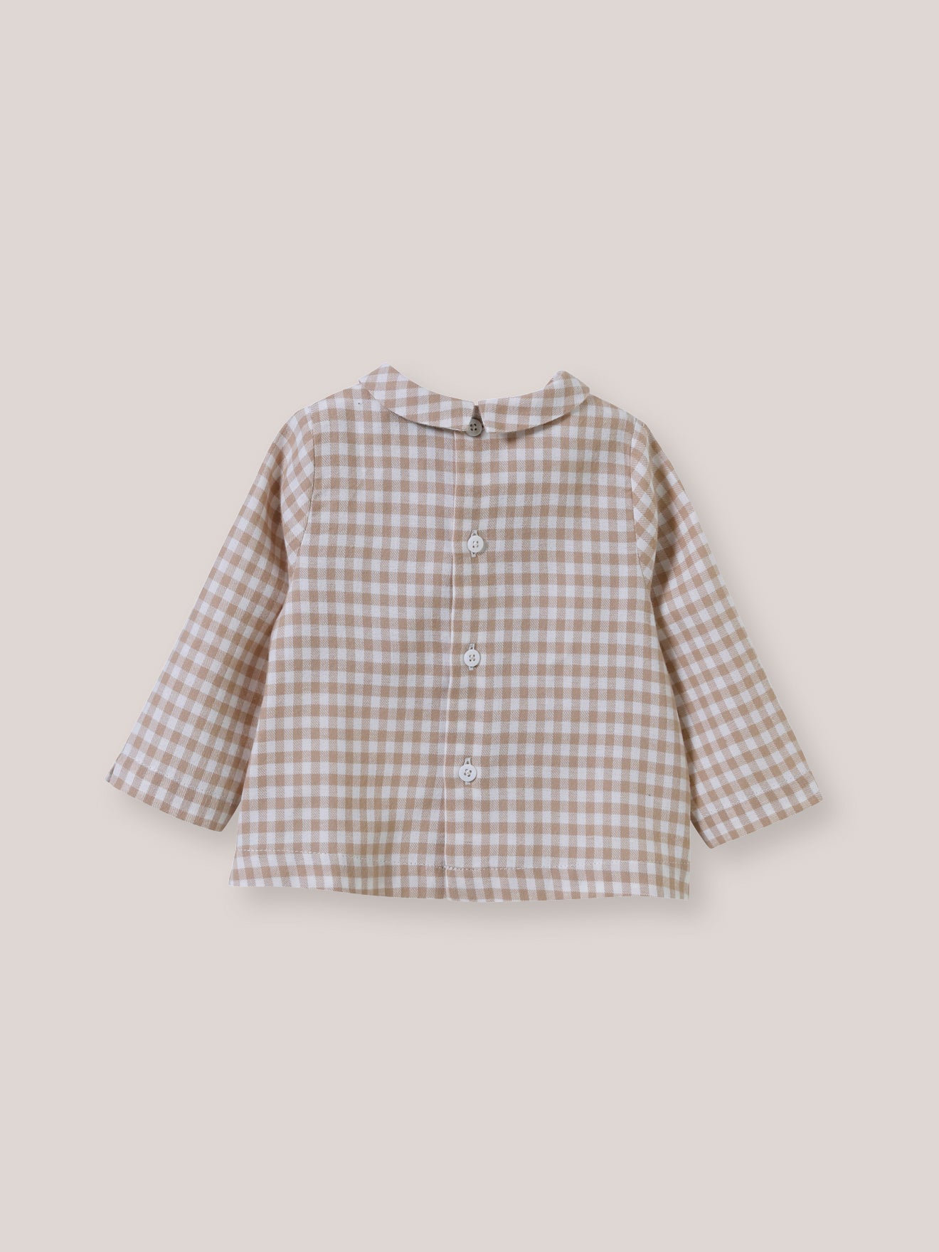 Babybluse mit Vichy-Karos