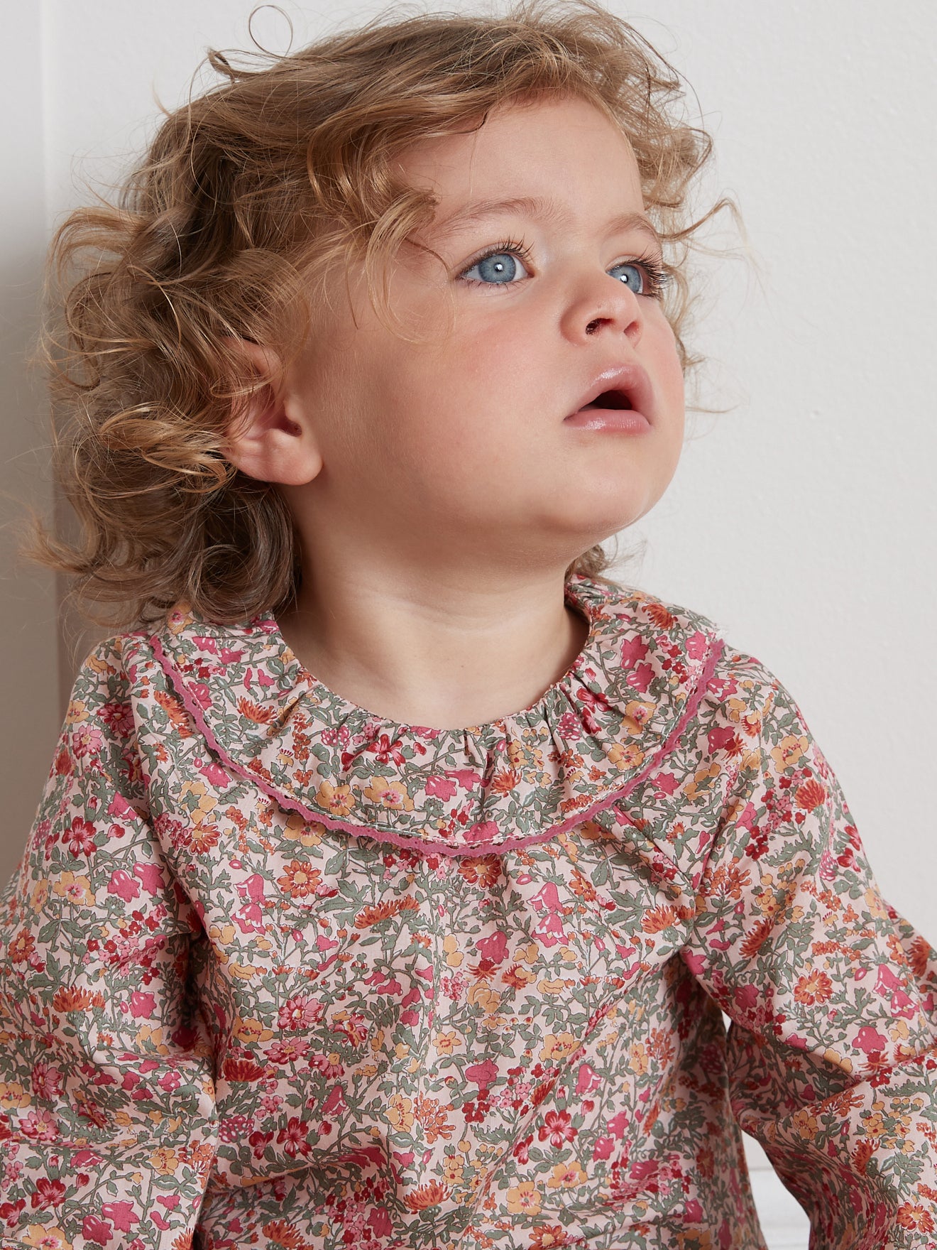 Babybluse aus Liberty®-Stoff « Babingdon »