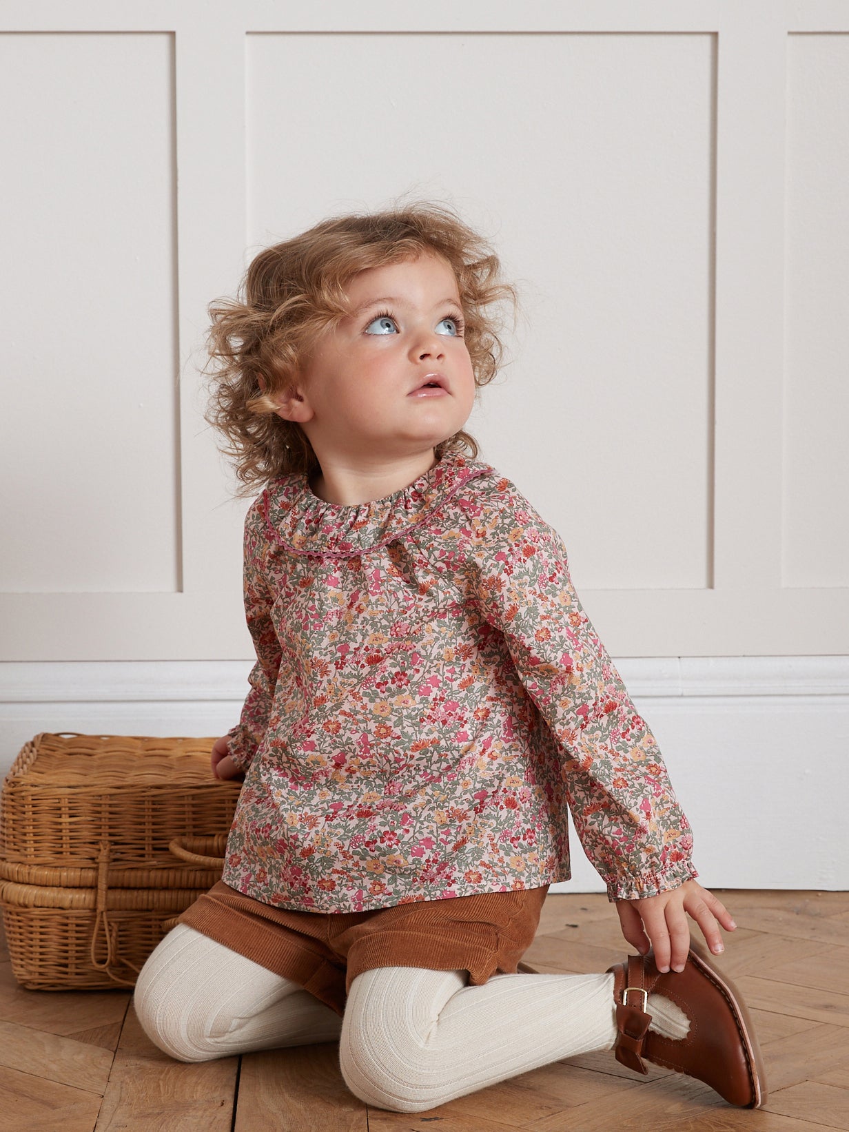 Babybluse aus Liberty®-Stoff « Babingdon »