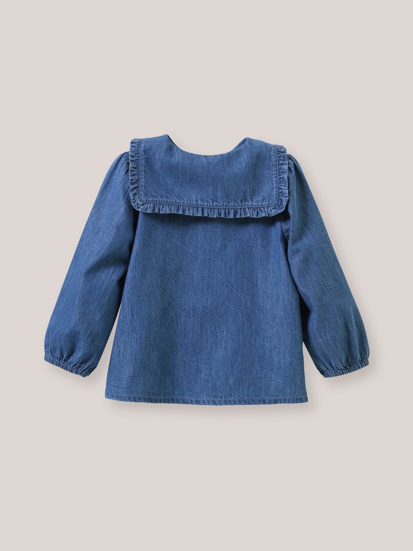 Babybluse aus leichtem Denim