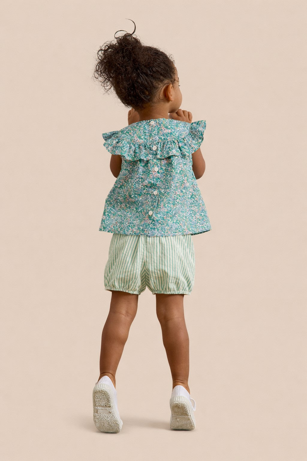 Baby-Top aus Liberty®-Stoff « Harriet »