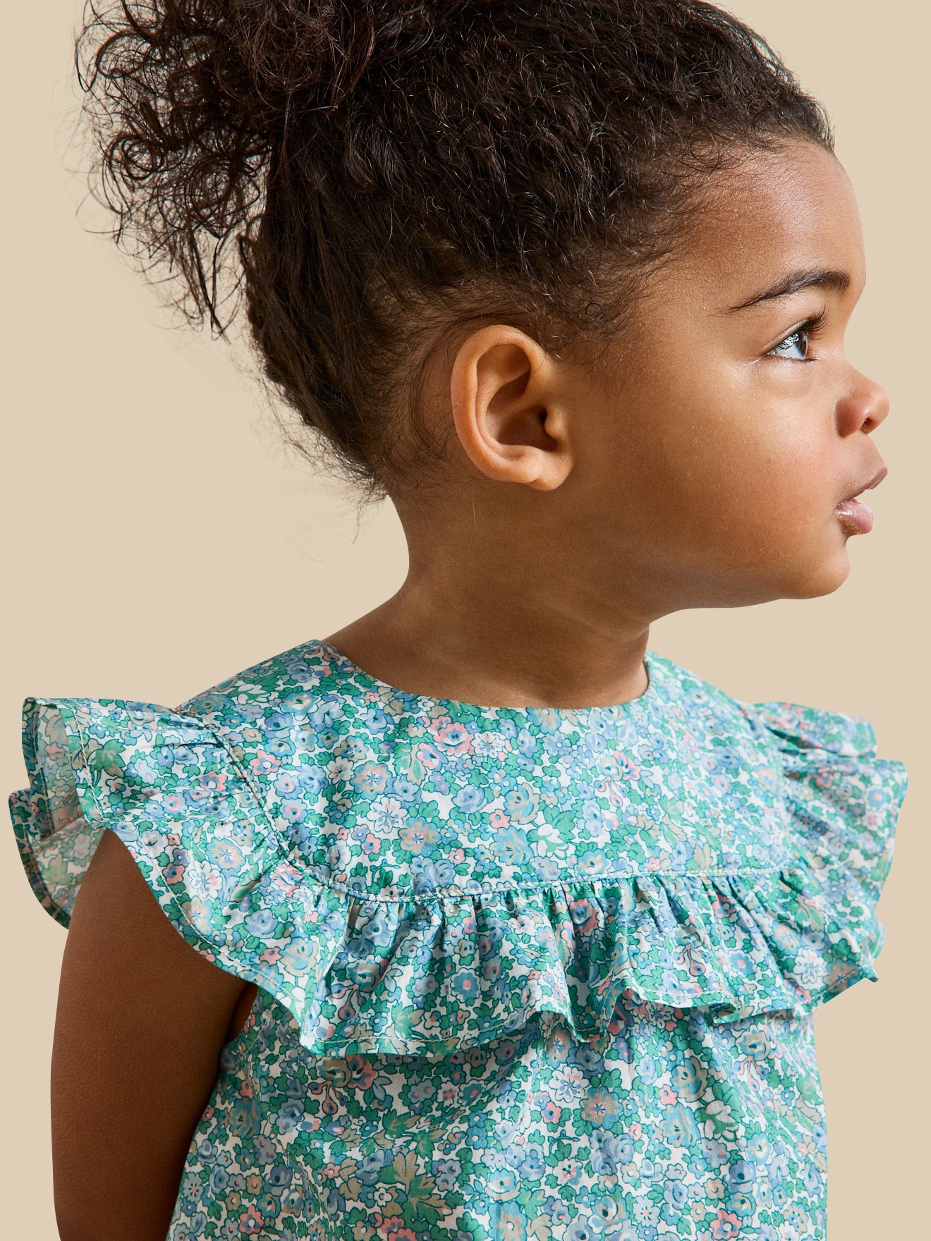 Baby-Top aus Liberty®-Stoff « Harriet »