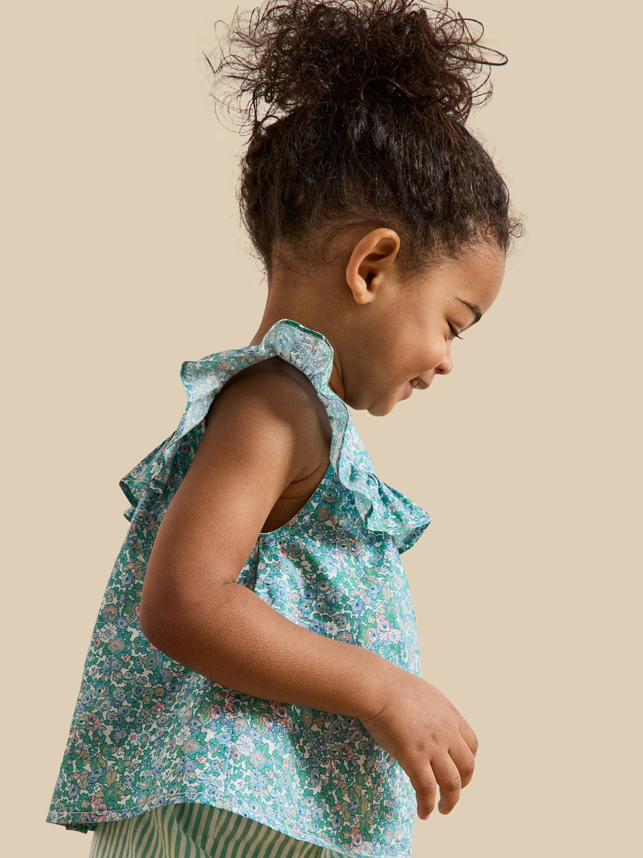 Baby-Top aus Liberty®-Stoff « Harriet »