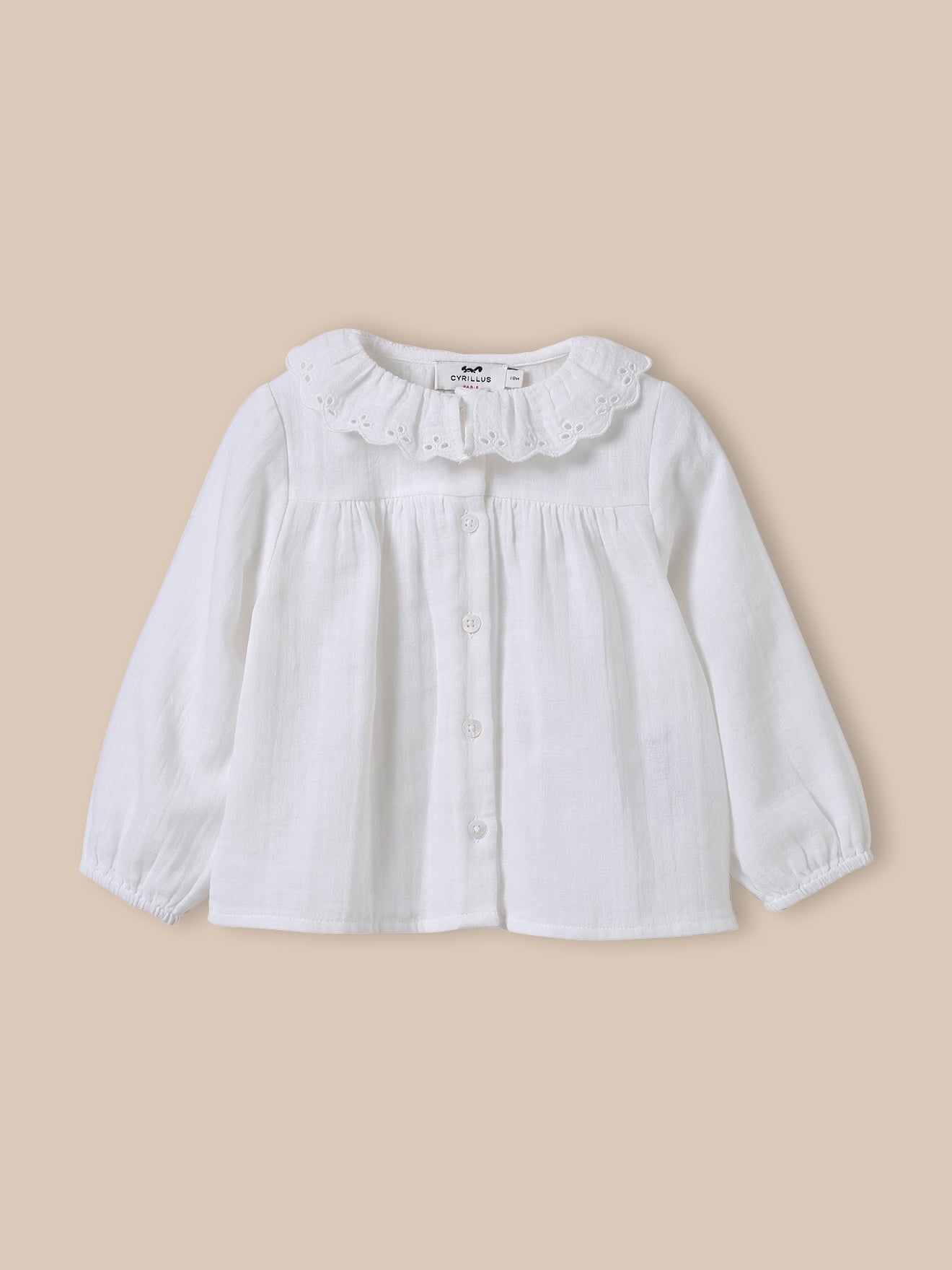 Baby-Bluse aus Baumwoll-Gaze
