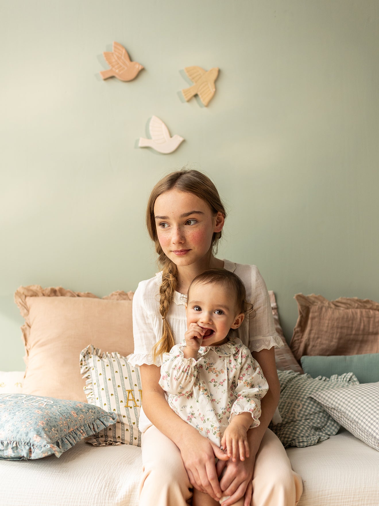Bluse aus Liberty-Stoff, Baby