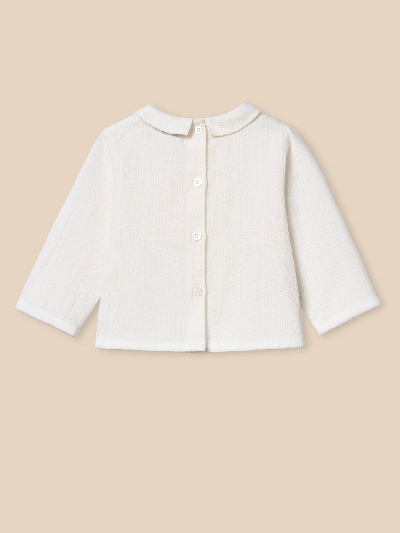 Bluse aus Miniseersucker, Baby