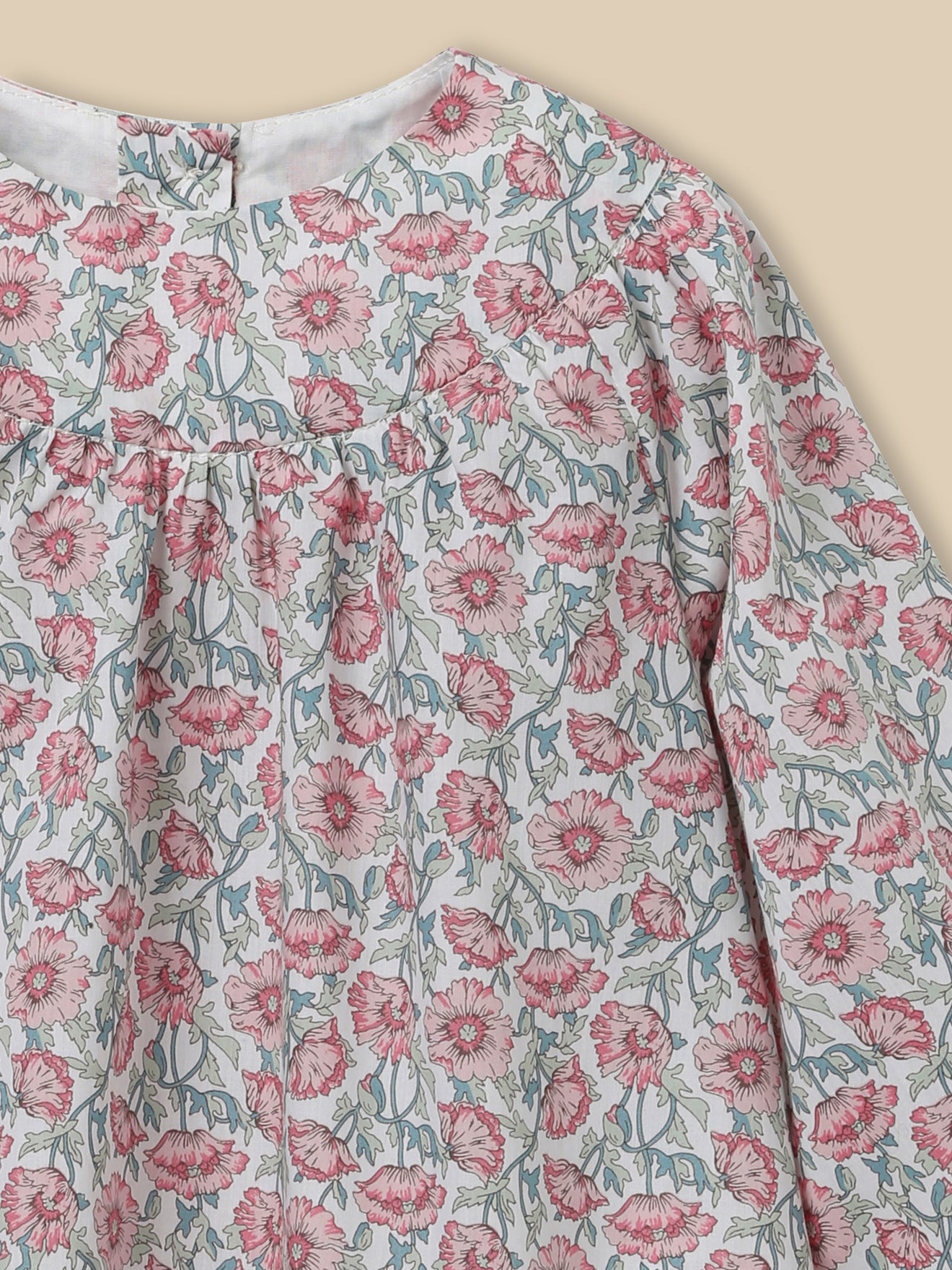 Bluse aus Liberty-Stoff, Baby